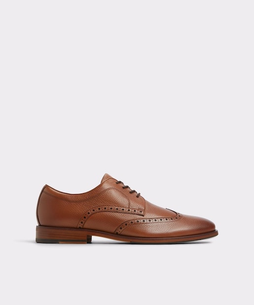 Imagen 0 de Bluchers de hombre de piel con punta redonda