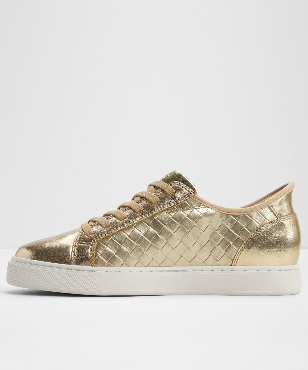 Zapatillas deportivas de mujer con punta redonda - Aldo - Oro Oro-2