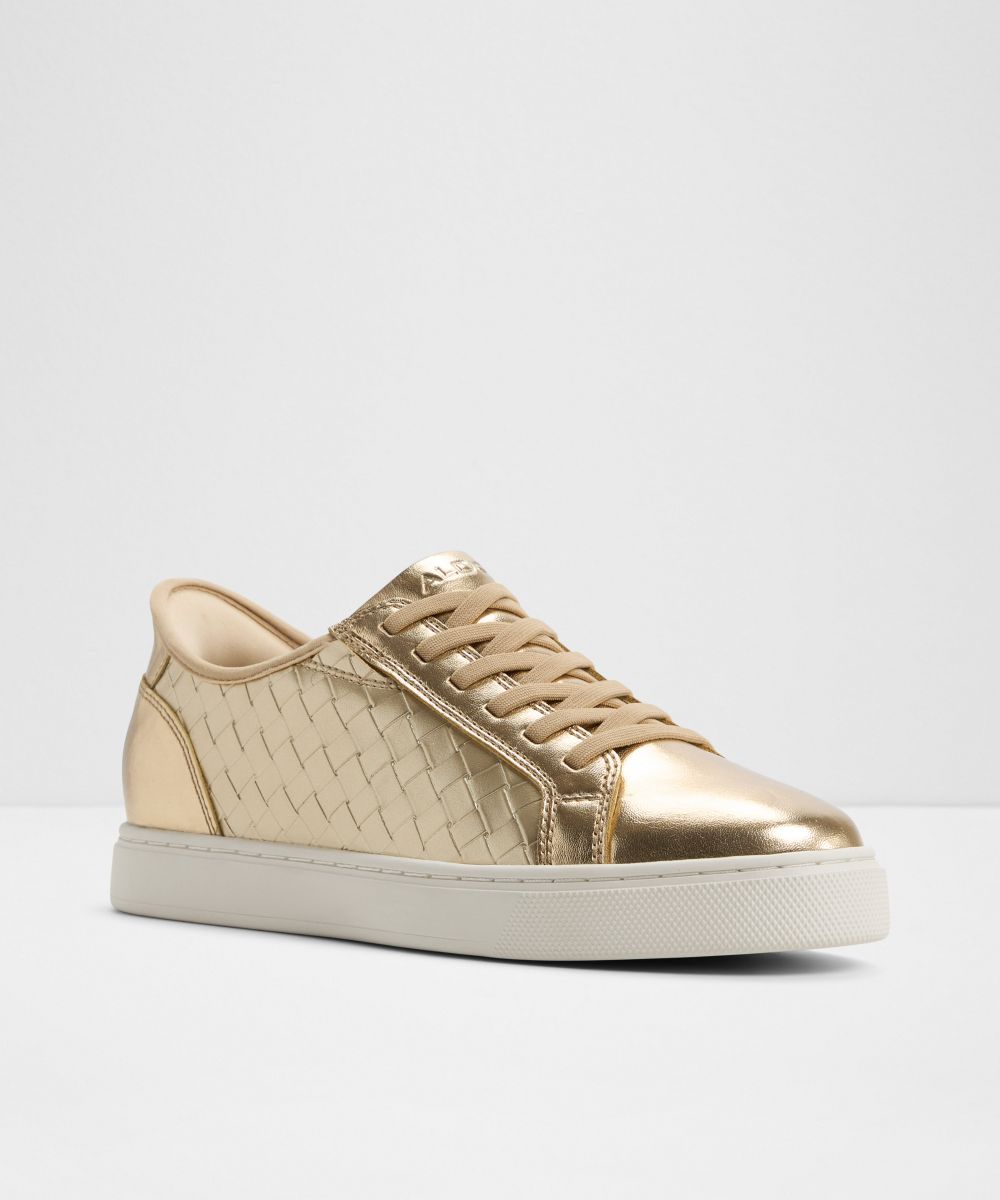 Zapatillas deportivas de mujer con punta redonda - Aldo - Oro Oro-4