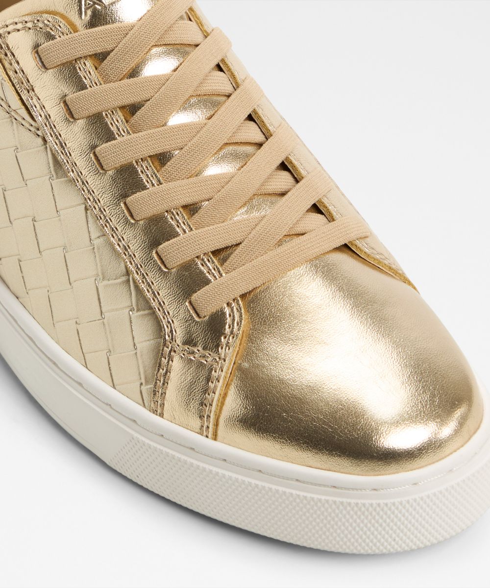 Zapatillas deportivas de mujer con punta redonda - Aldo - Oro Oro-5