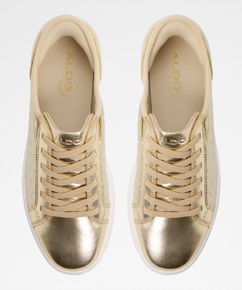 Zapatillas deportivas de mujer con punta redonda - Aldo - Oro Oro-6