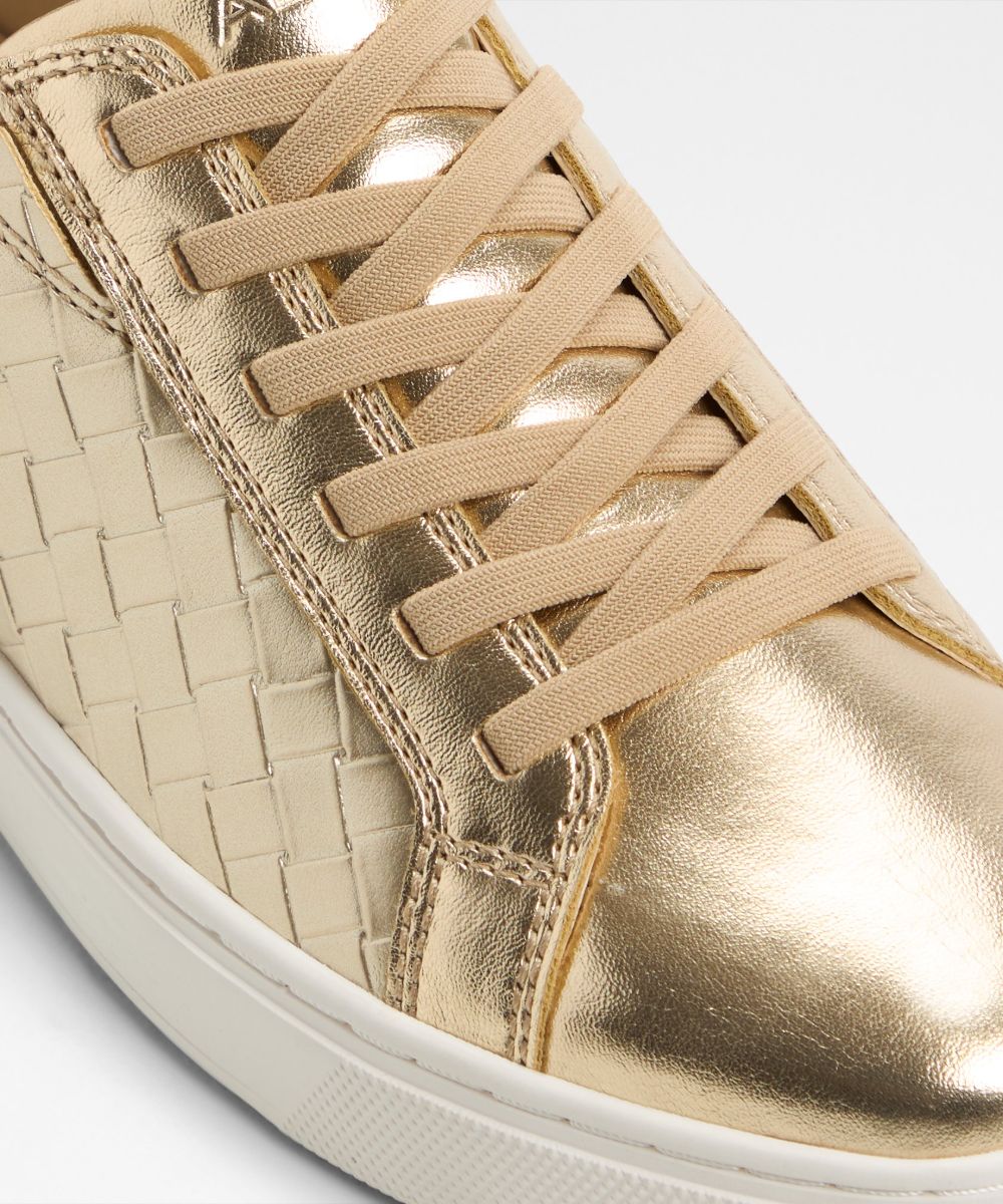 Zapatillas deportivas de mujer con punta redonda - Aldo - Oro Oro-7