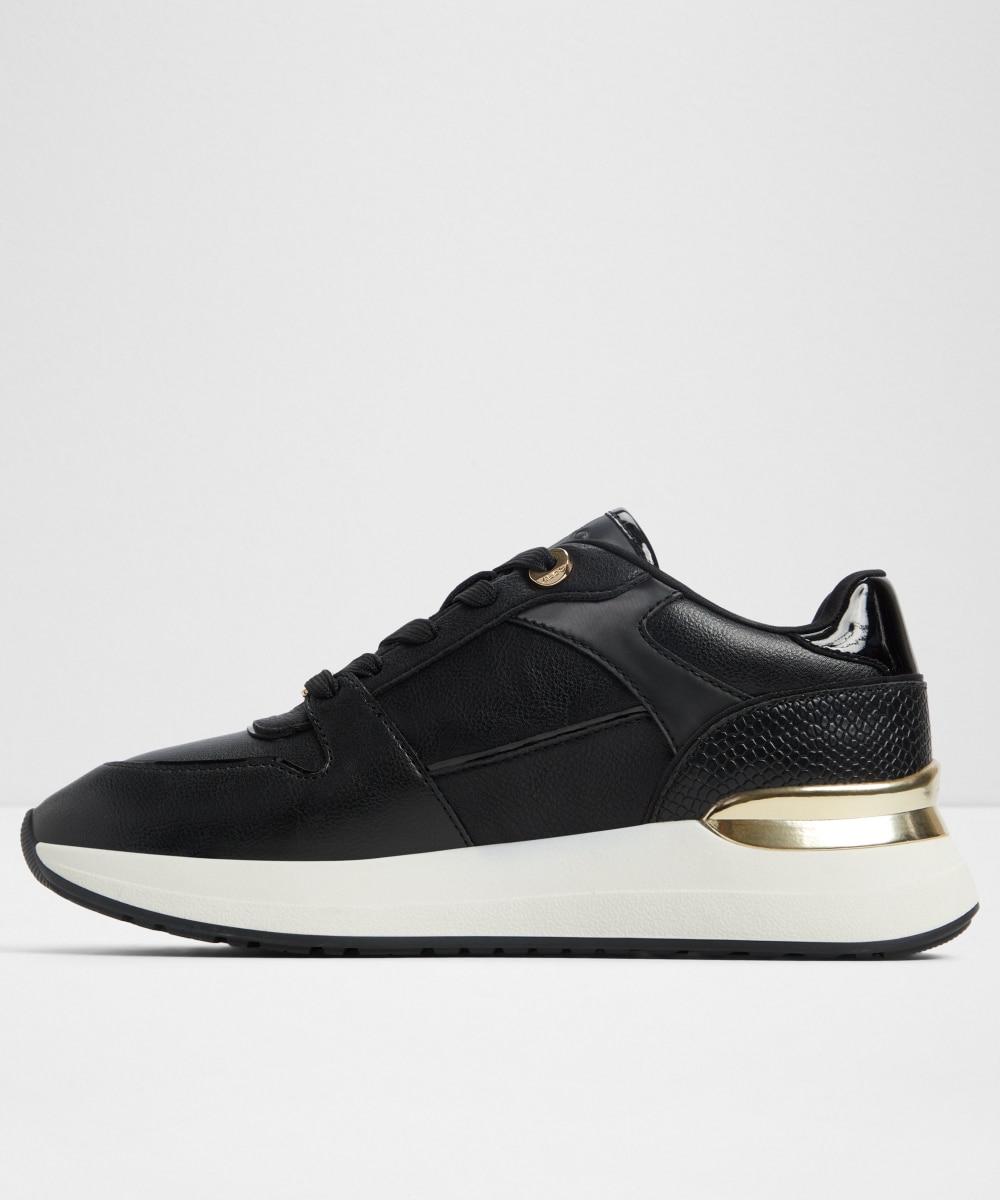 Zapatillas deportivas de mujer con punta redonda - Aldo - Negro Negro-2