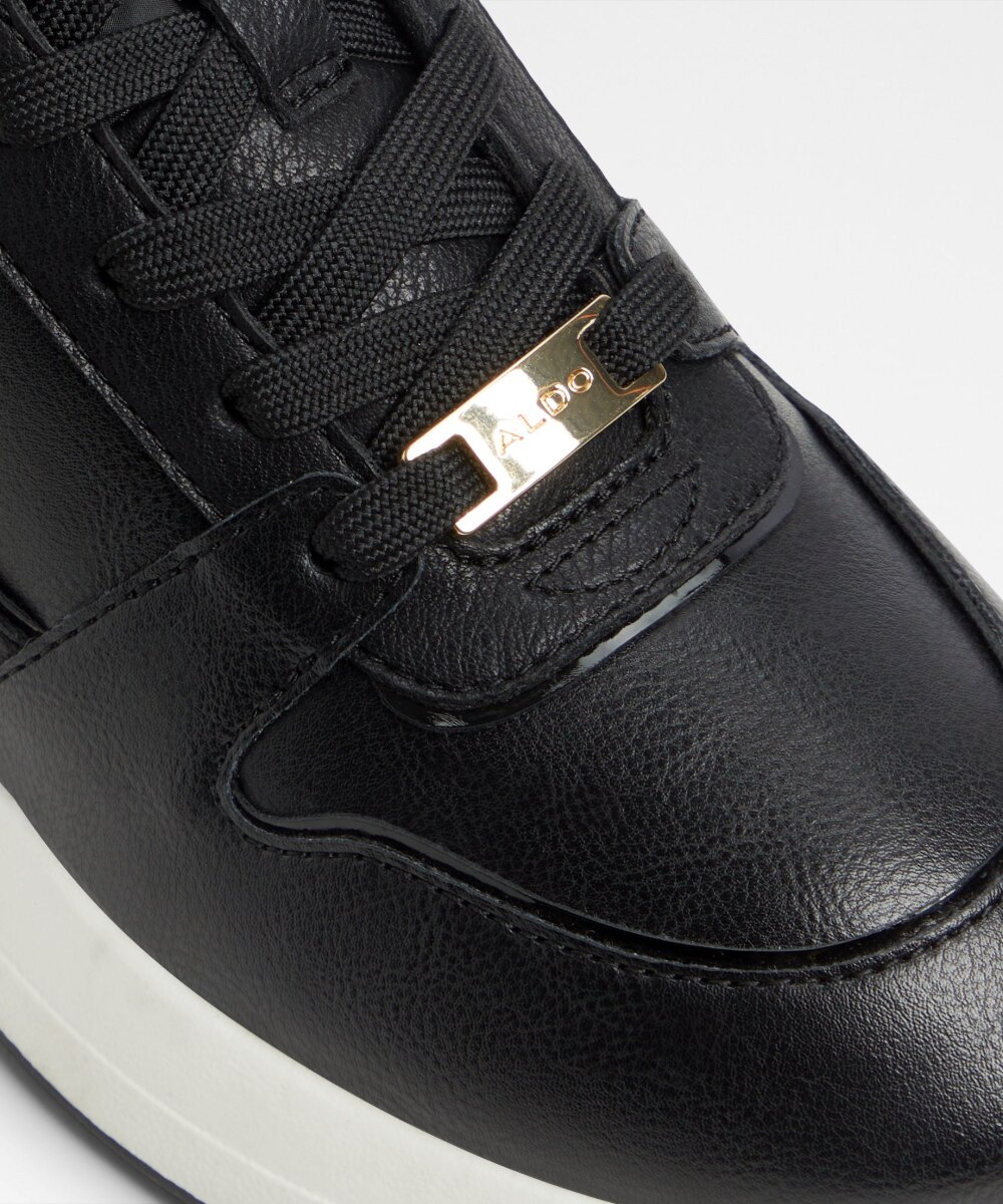 Zapatillas deportivas de mujer con punta redonda - Aldo - Negro Negro-7