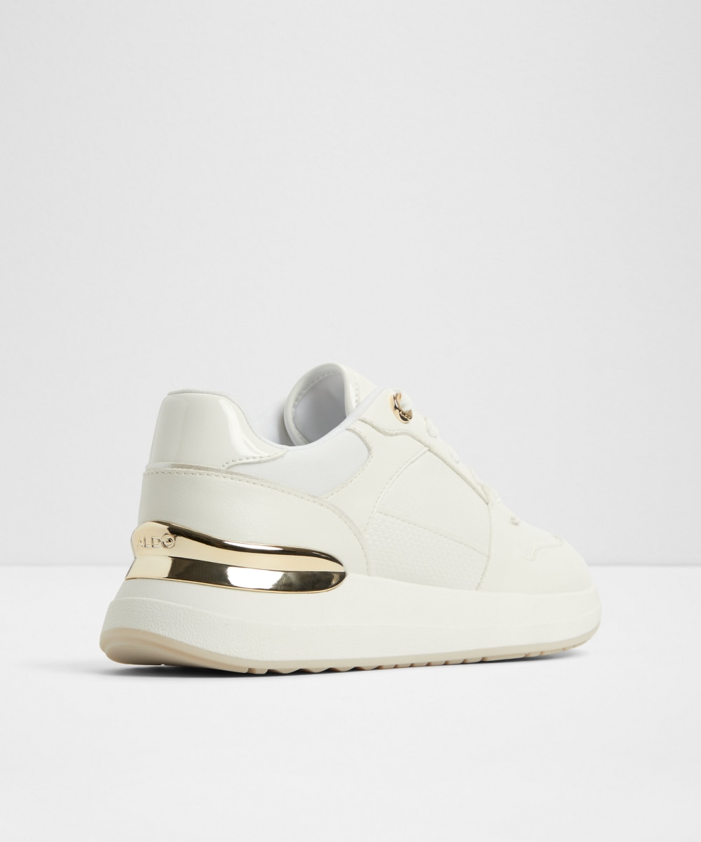 Zapatillas deportivas de mujer con punta redonda - Aldo - Blanco Blanco-3