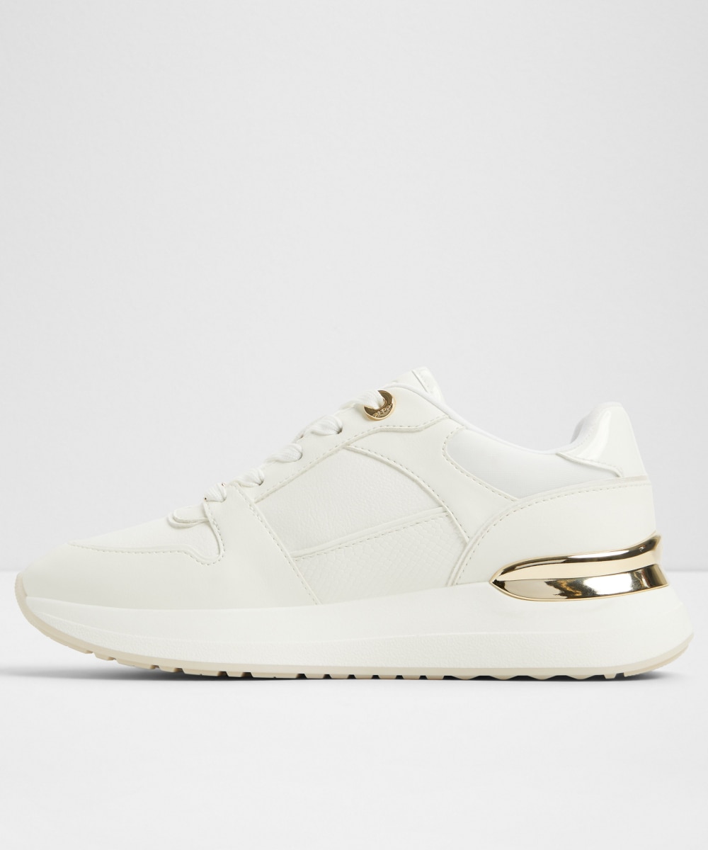 Zapatillas deportivas de mujer con punta redonda - Aldo - Blanco Blanco-2