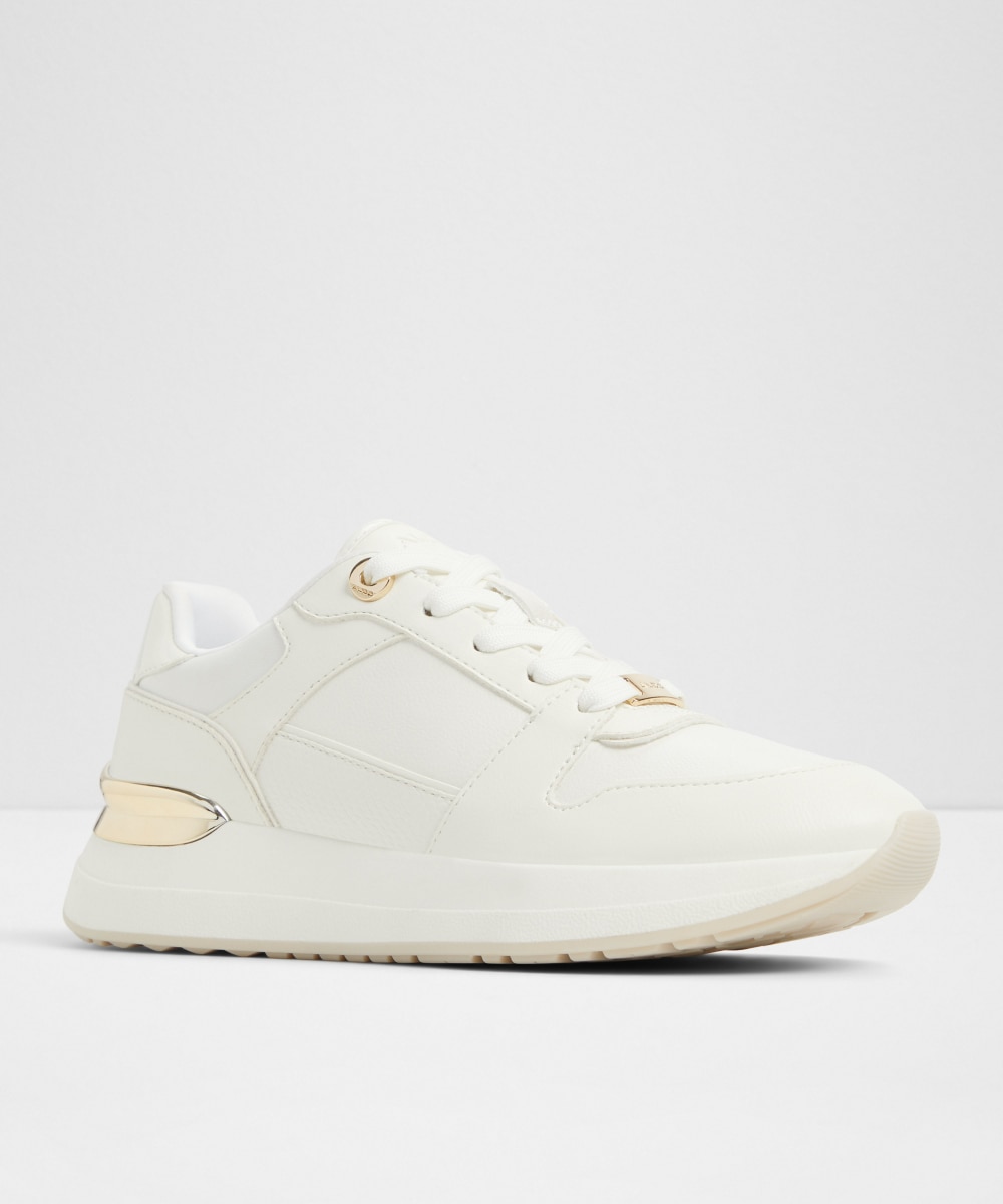 Zapatillas deportivas de mujer con punta redonda - Aldo - Blanco Blanco-4