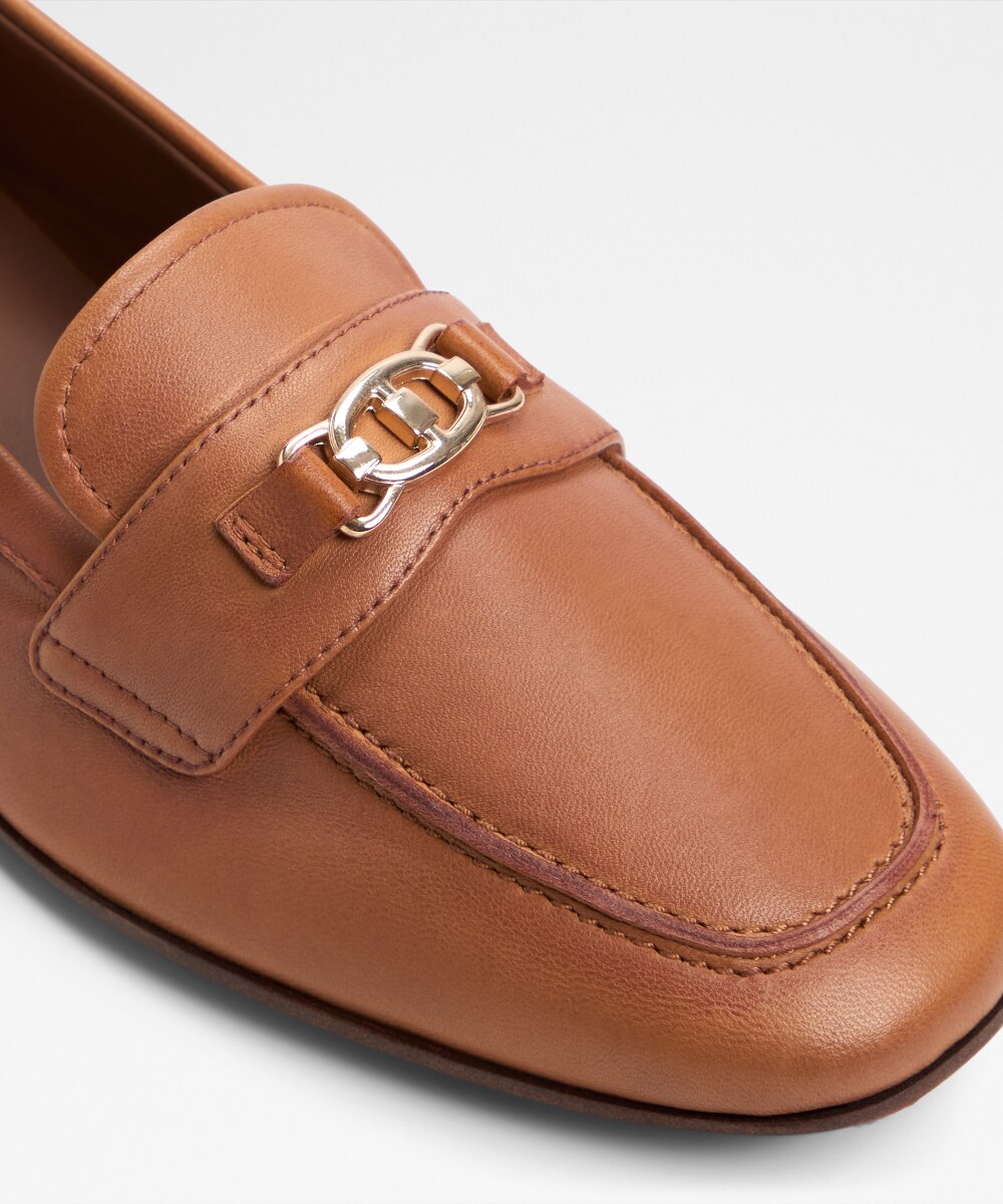 Mocasines planos de mujer con punta cuadrada - Aldo - Camel Camel-5
