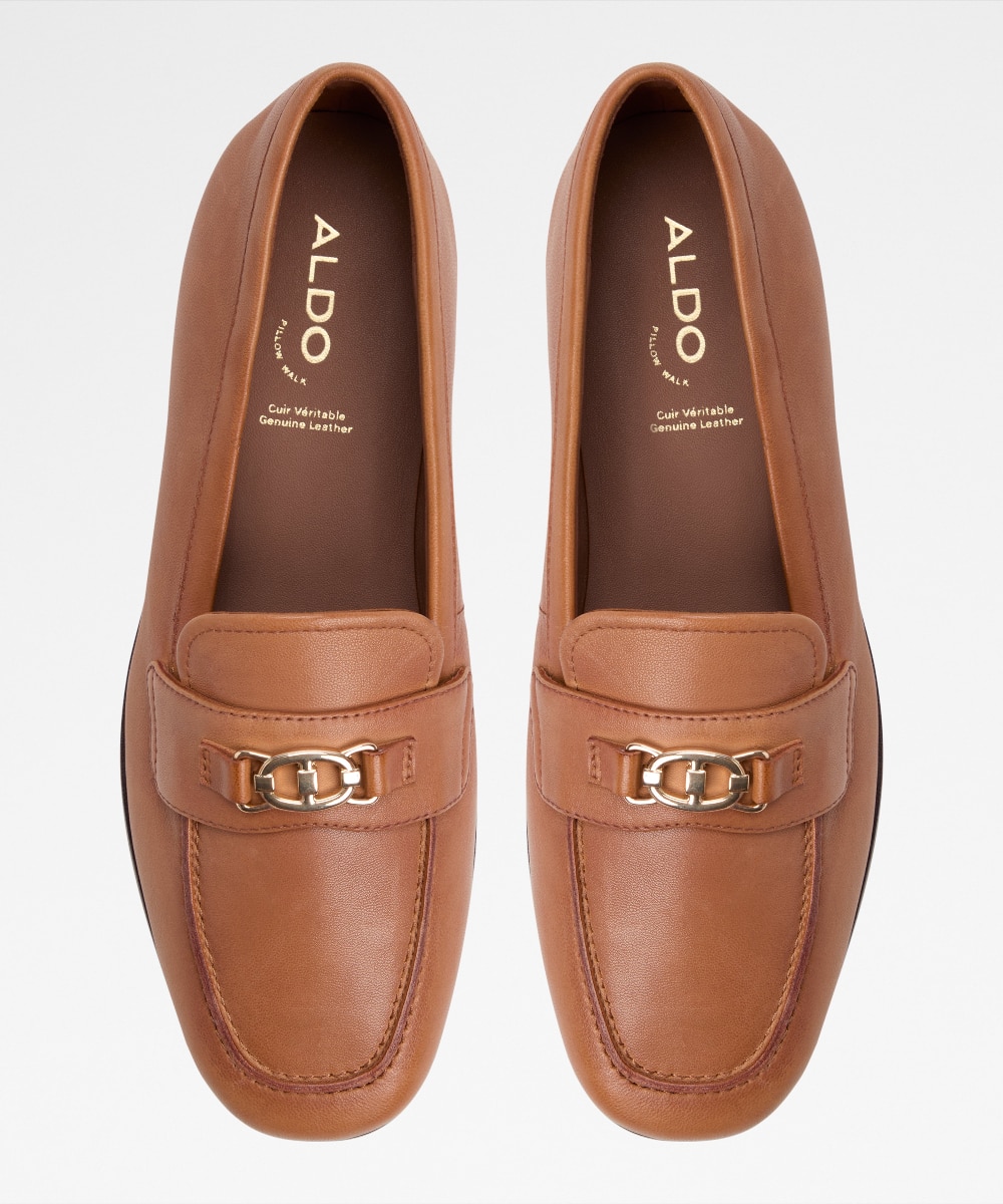 Mocasines planos de mujer con punta cuadrada - Aldo - Camel Camel-6