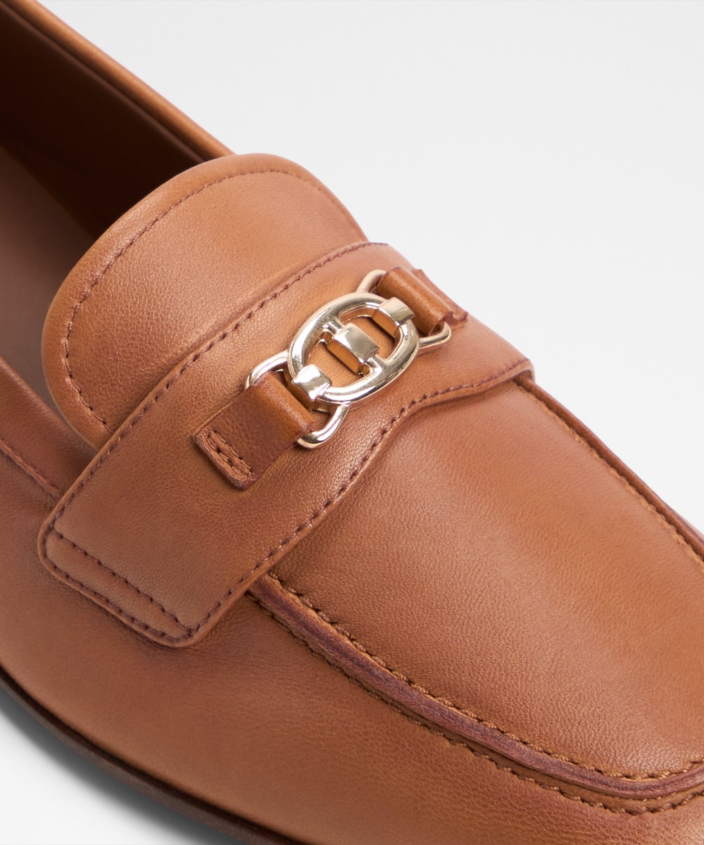 Mocasines planos de mujer con punta cuadrada - Aldo - Camel Camel-7