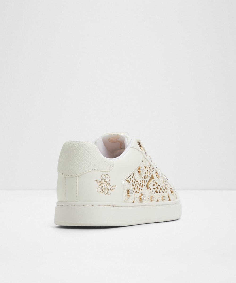 Zapatillas deportivas de mujer con punta redonda - Aldo - Blanco Blanco-3