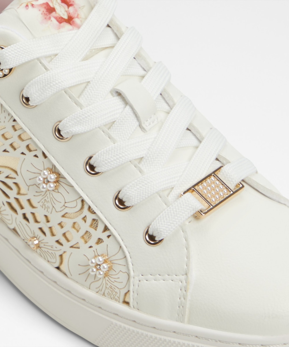 Zapatillas deportivas de mujer con punta redonda - Aldo - Blanco Blanco-7