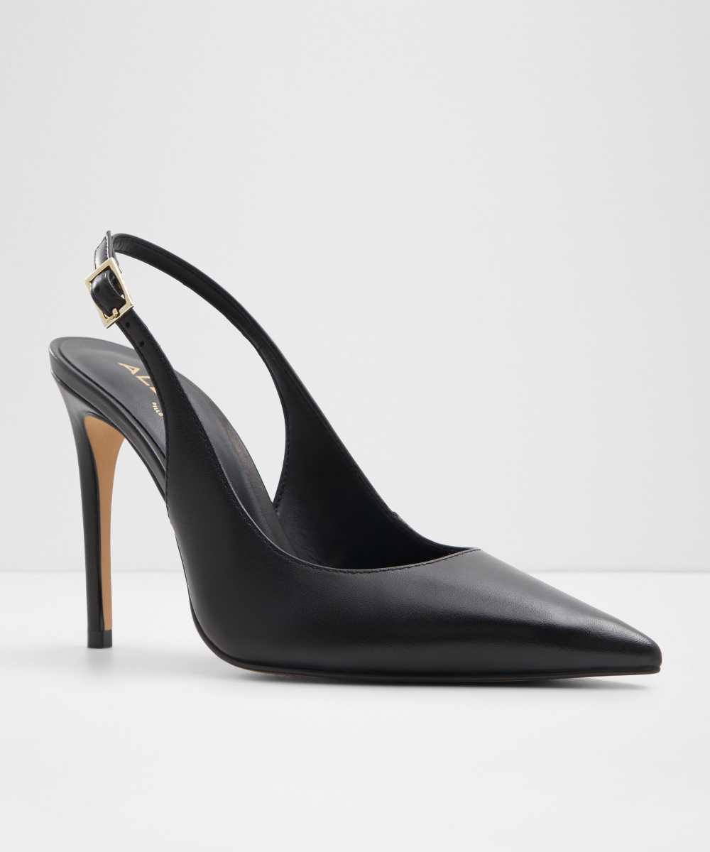 Zapatos de salón de mujer con punta afilada - Aldo - Negro Negro-4