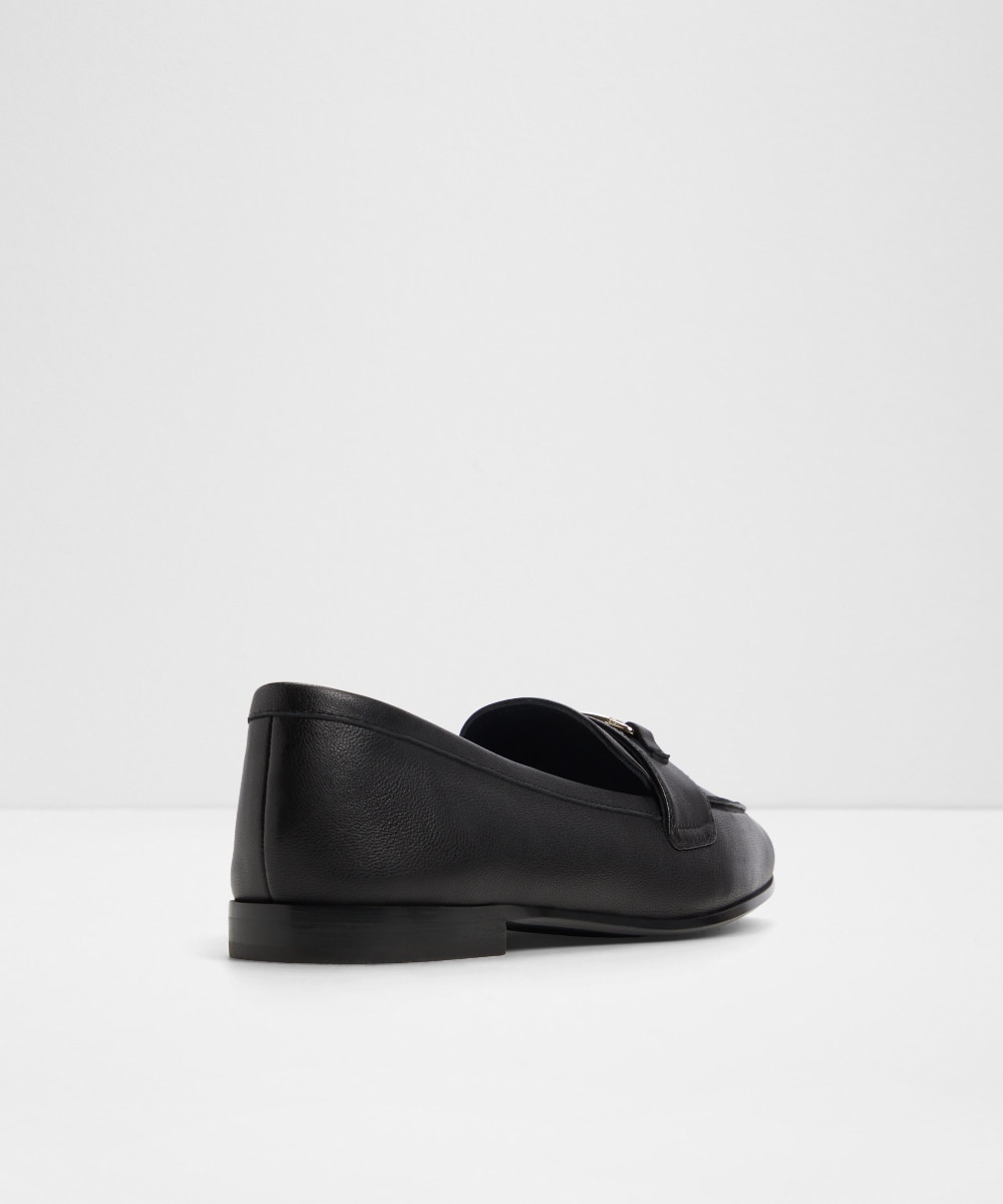 Imagen 3 de Mocasines planos de mujer con punta cuadrada - Negro Negro
