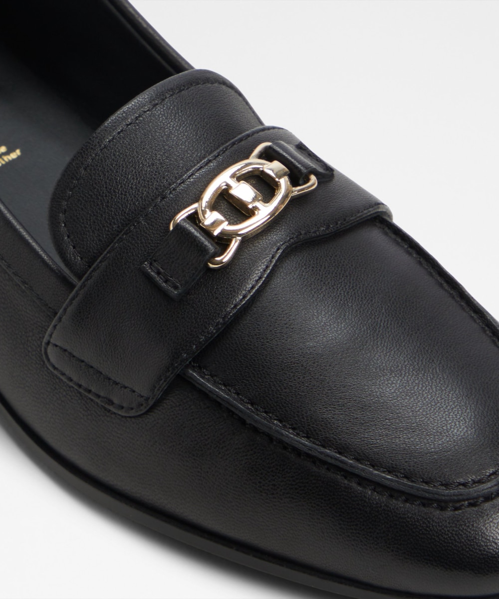 Imagen 7 de Mocasines planos de mujer con punta cuadrada - Negro Negro