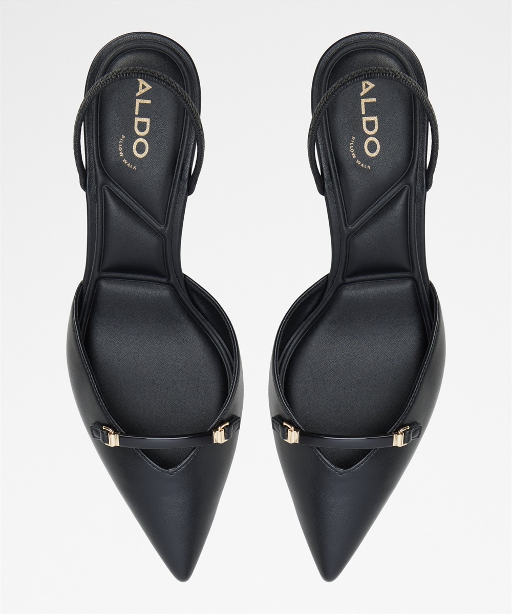 Zapatos de salón de mujer con punta afilada - Negro Negro-3