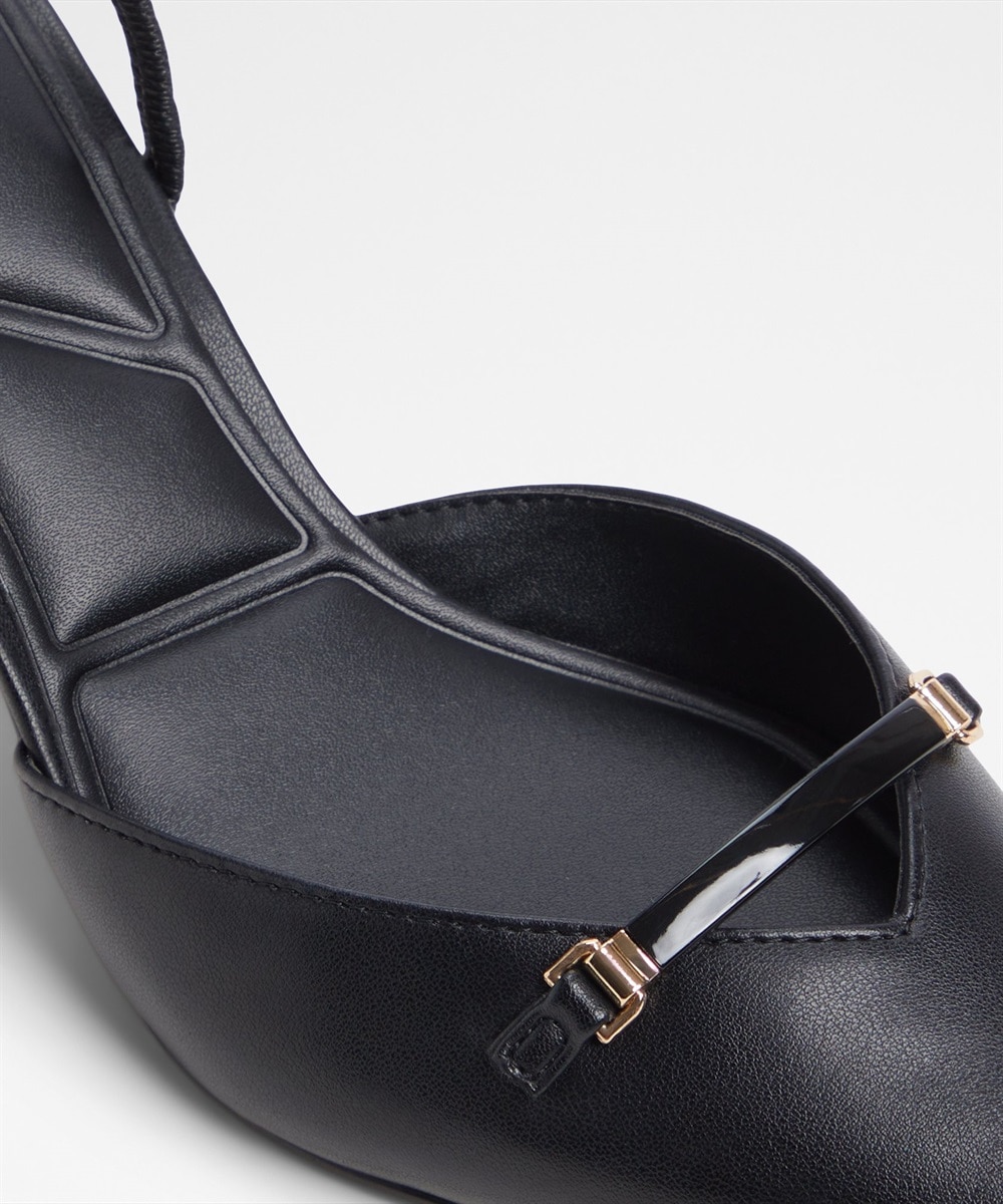 Zapatos de salón de mujer con punta afilada - Negro Negro-7