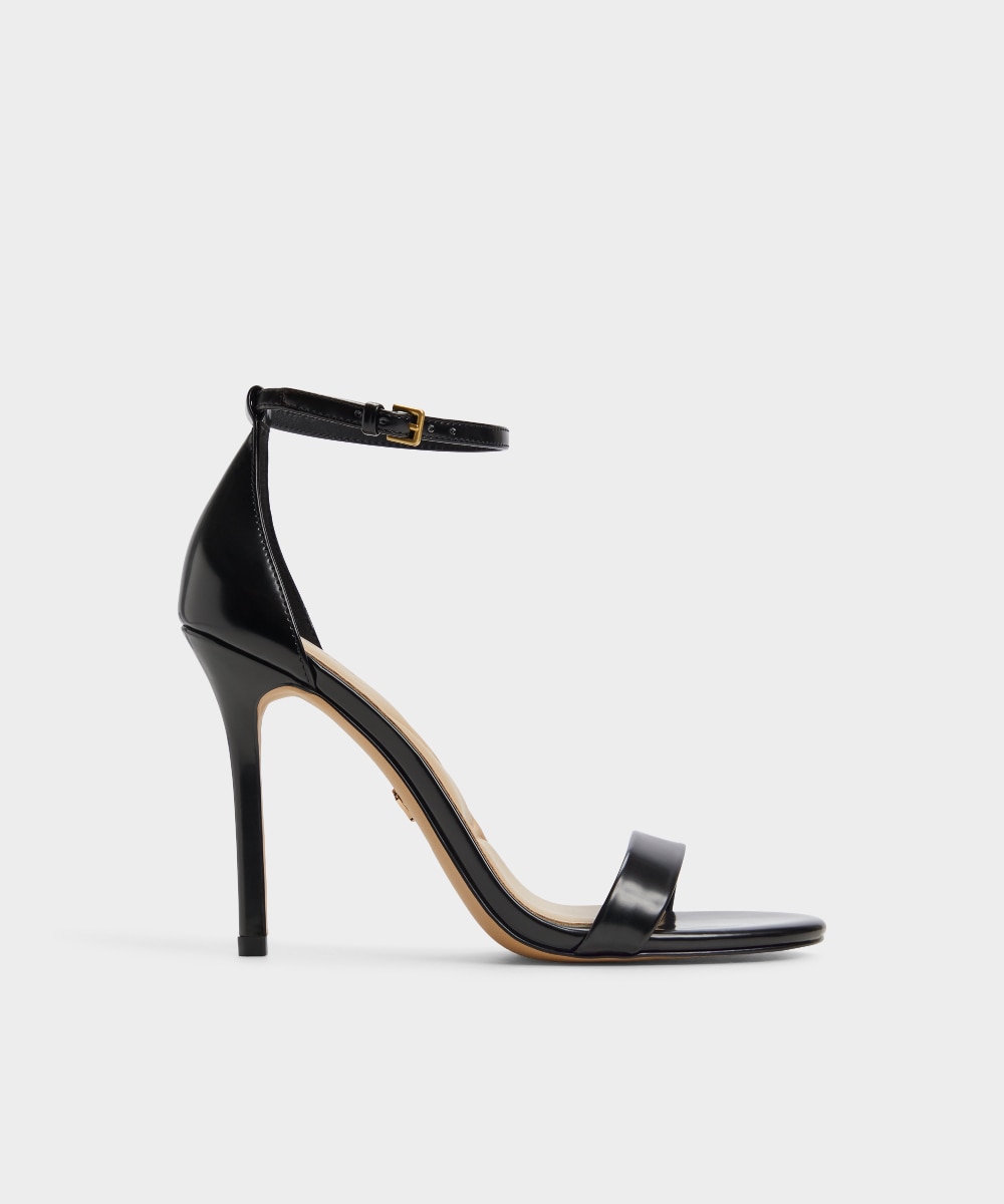 Sandalias de tacón de mujer con punta redonda - Aldo - Negro Negro-1