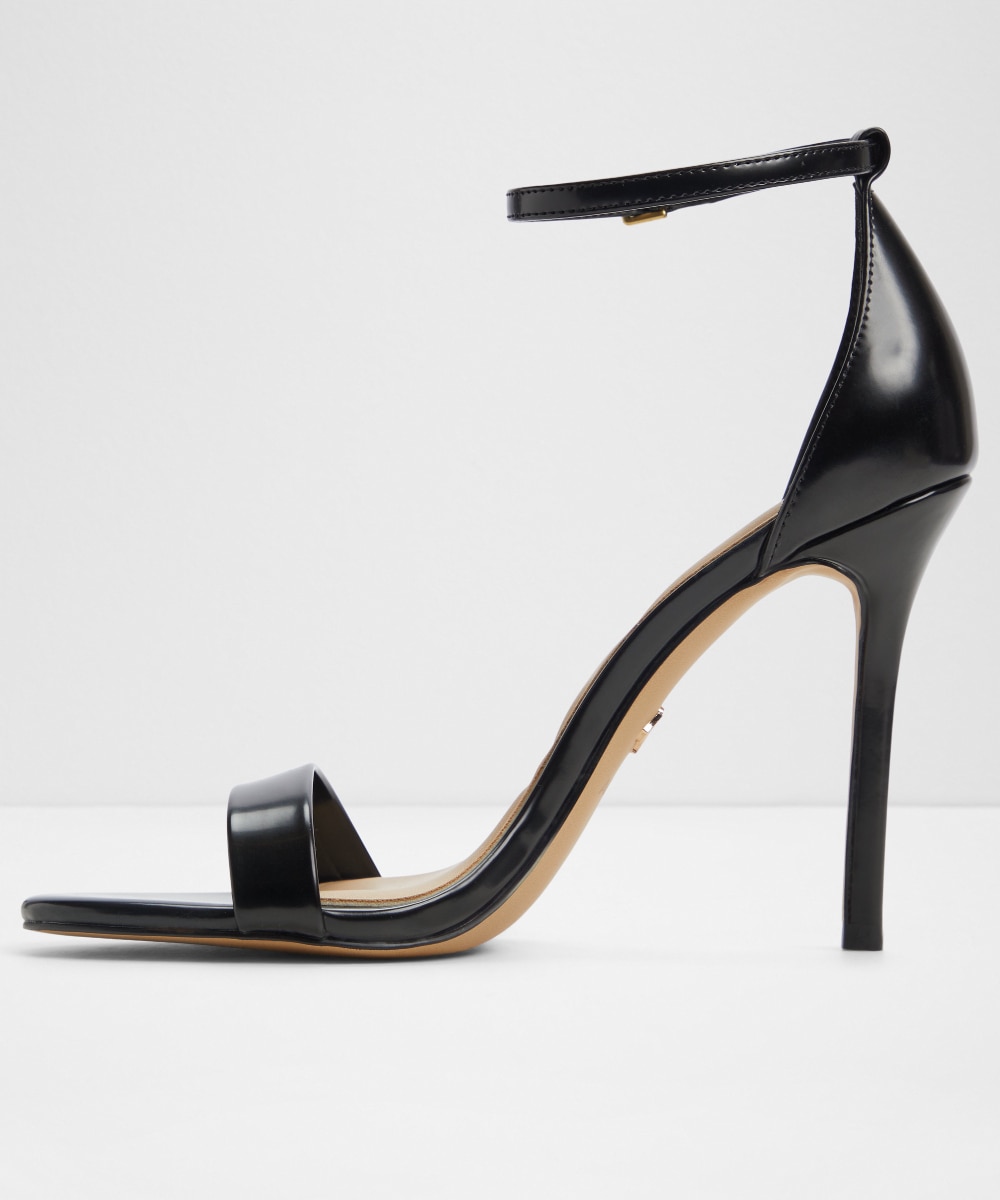 Sandalias de tacón de mujer con punta redonda - Aldo - Negro Negro-2