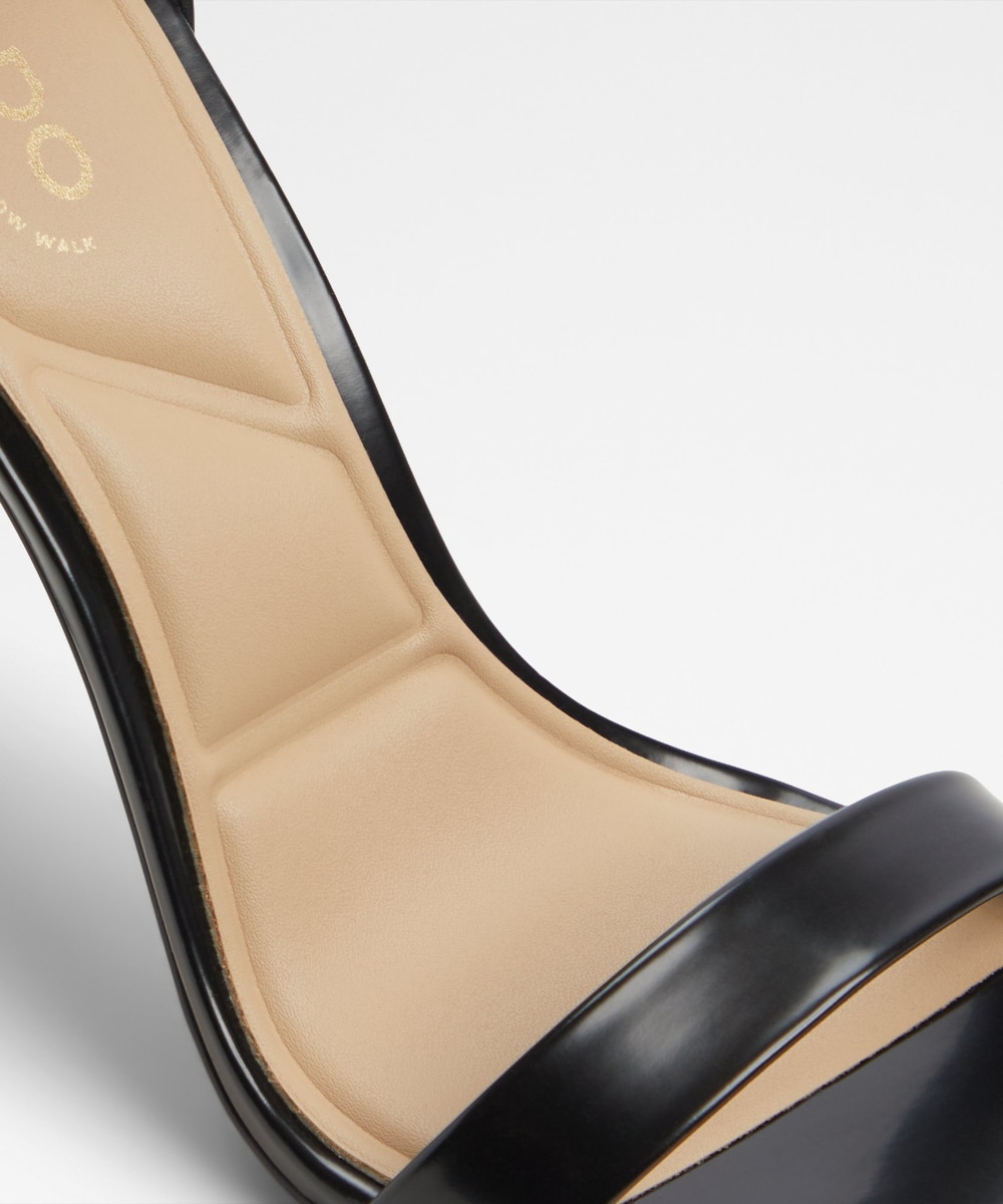 Sandalias de tacón de mujer con punta redonda - Aldo - Negro Negro-7