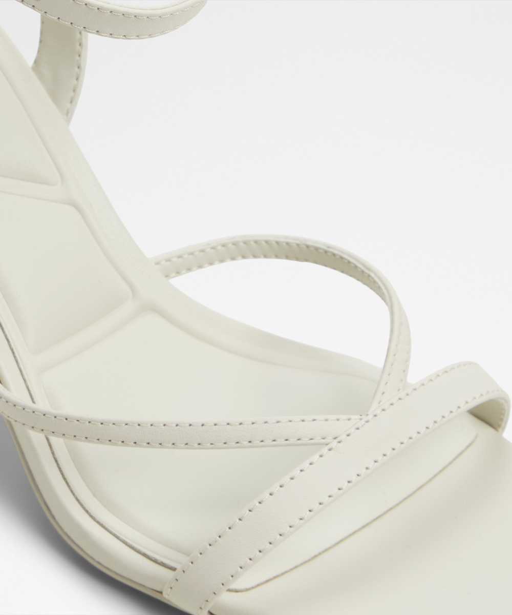 Sandalias de tacón de mujer con punta cuadrada - Aldo - Blanco Blanco-7