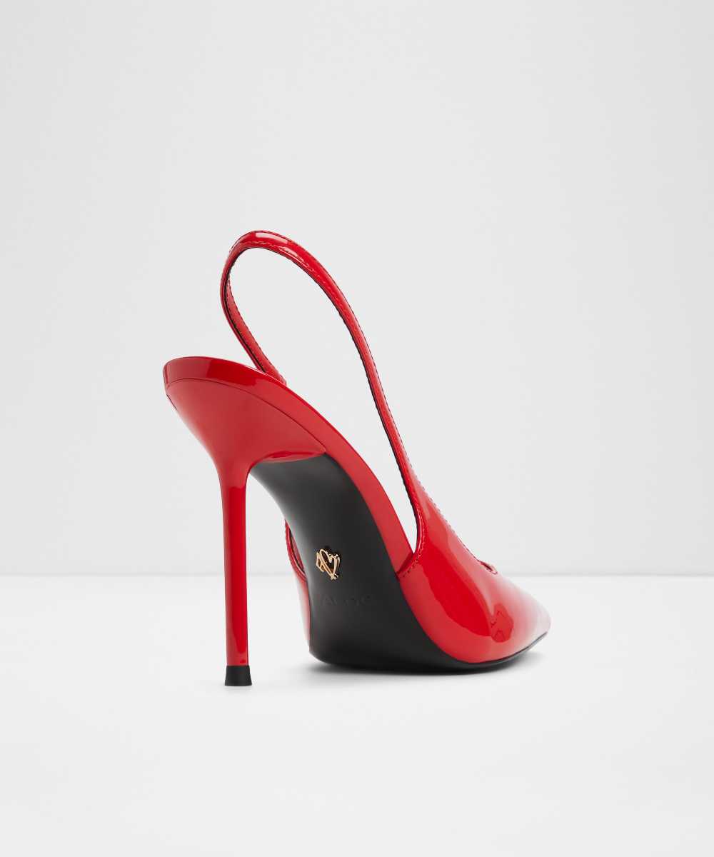 Zapatos de salón de mujer con punta afilada - Aldo - Rojo Rojo-3