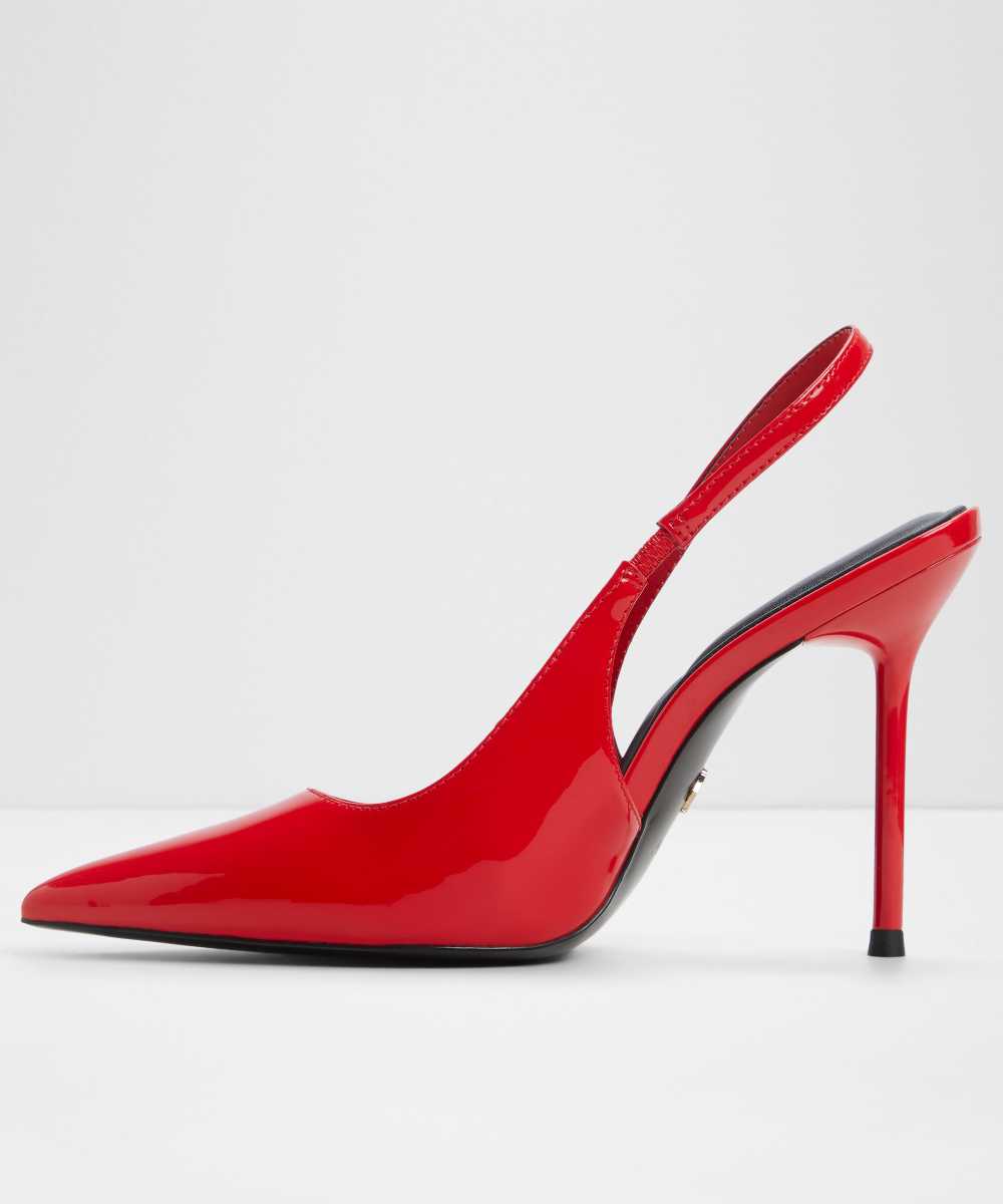 Zapatos de salón de mujer con punta afilada - Aldo - Rojo Rojo-2