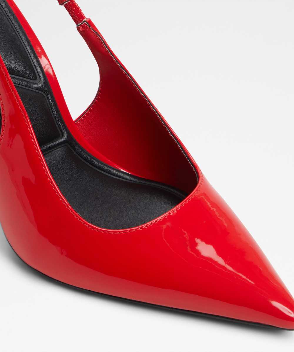 Zapatos de salón de mujer con punta afilada - Aldo - Rojo Rojo-5