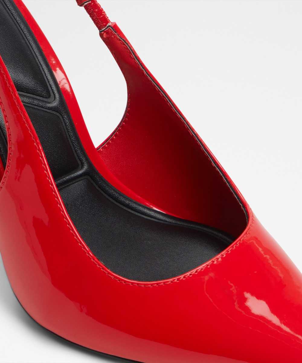 Zapatos de salón de mujer con punta afilada - Aldo - Rojo Rojo-7