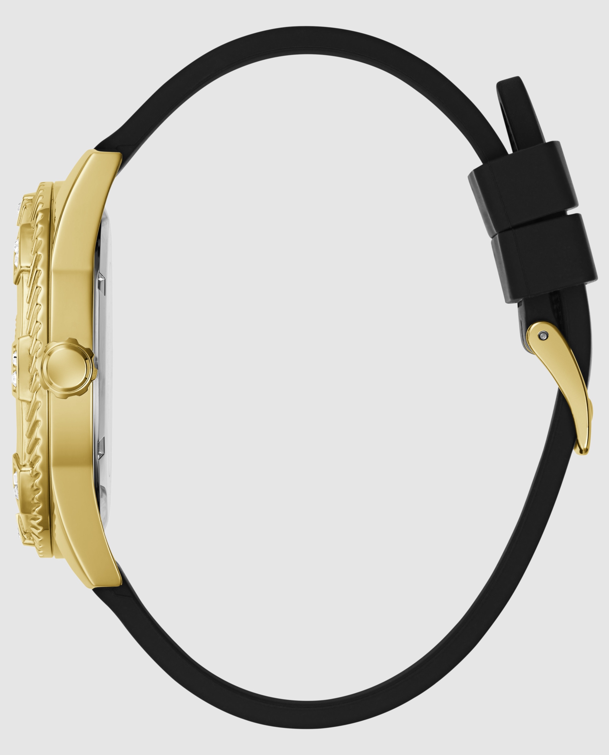 Imagen 2 de Reloj de hombre beast gw1138g2 de silicona - Guess - Negro Negro