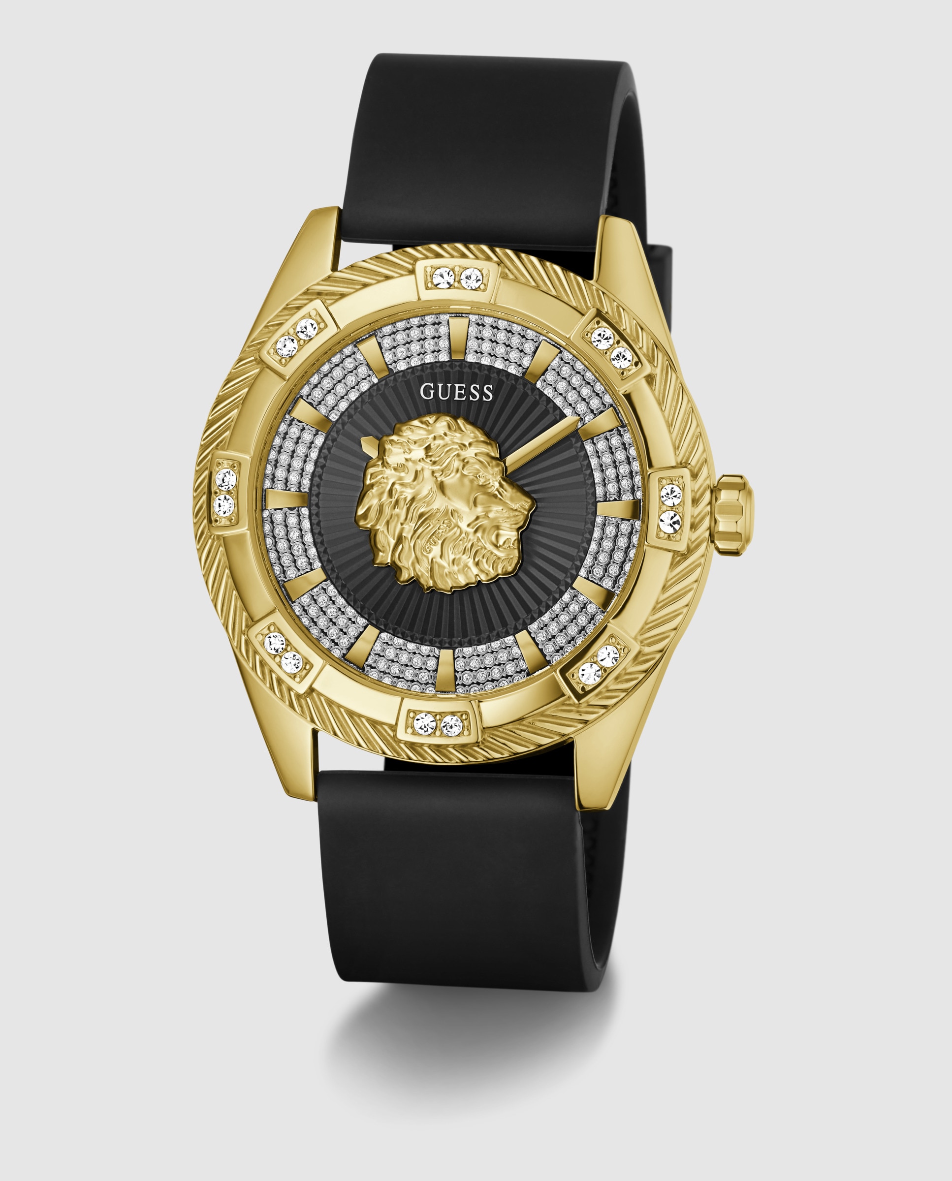 Imagen 5 de Reloj de hombre beast gw1138g2 de silicona - Guess - Negro Negro