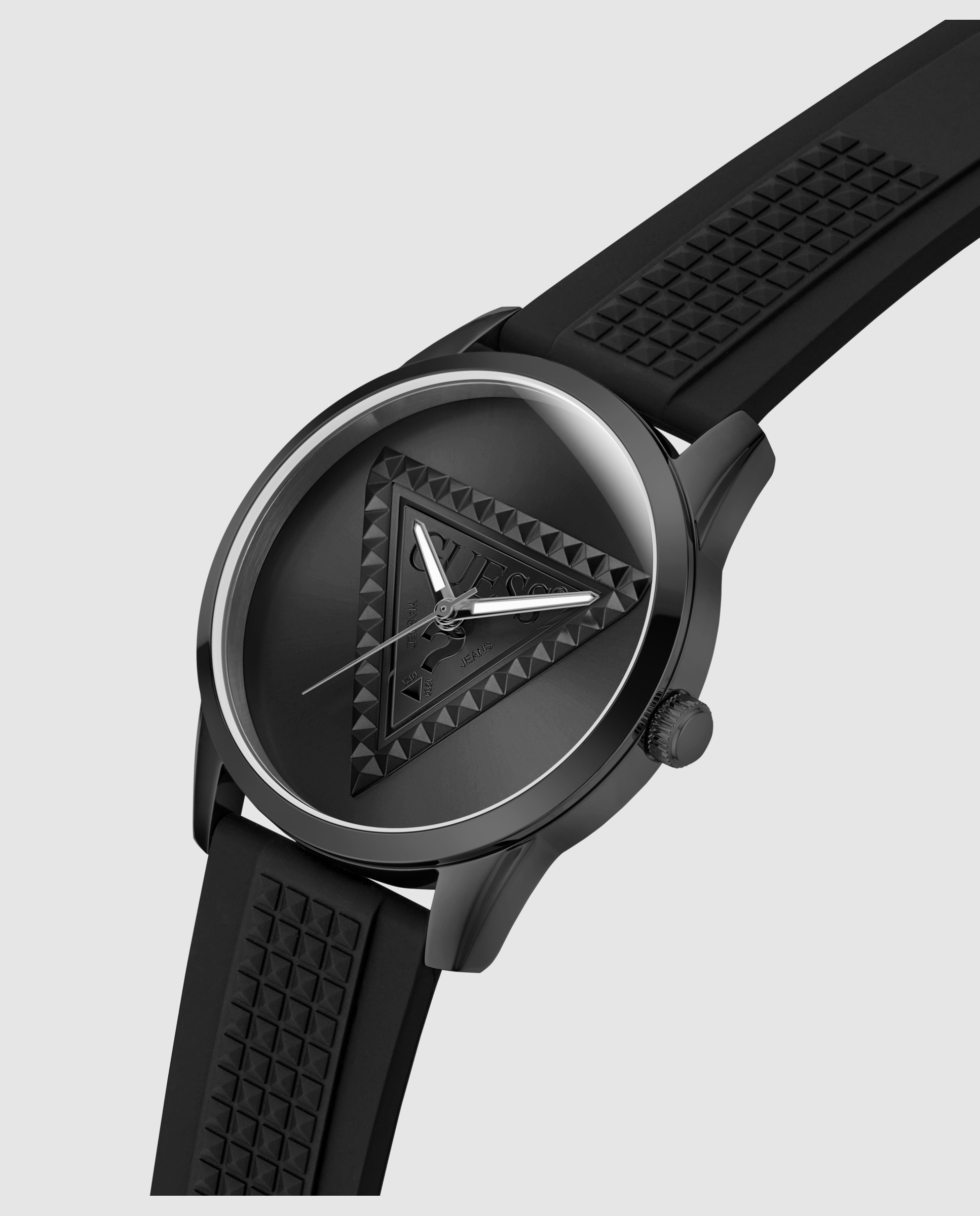 Imagen 4 de Reloj de hombre mogul gw1143g3 de silicona - Guess - Negro Negro