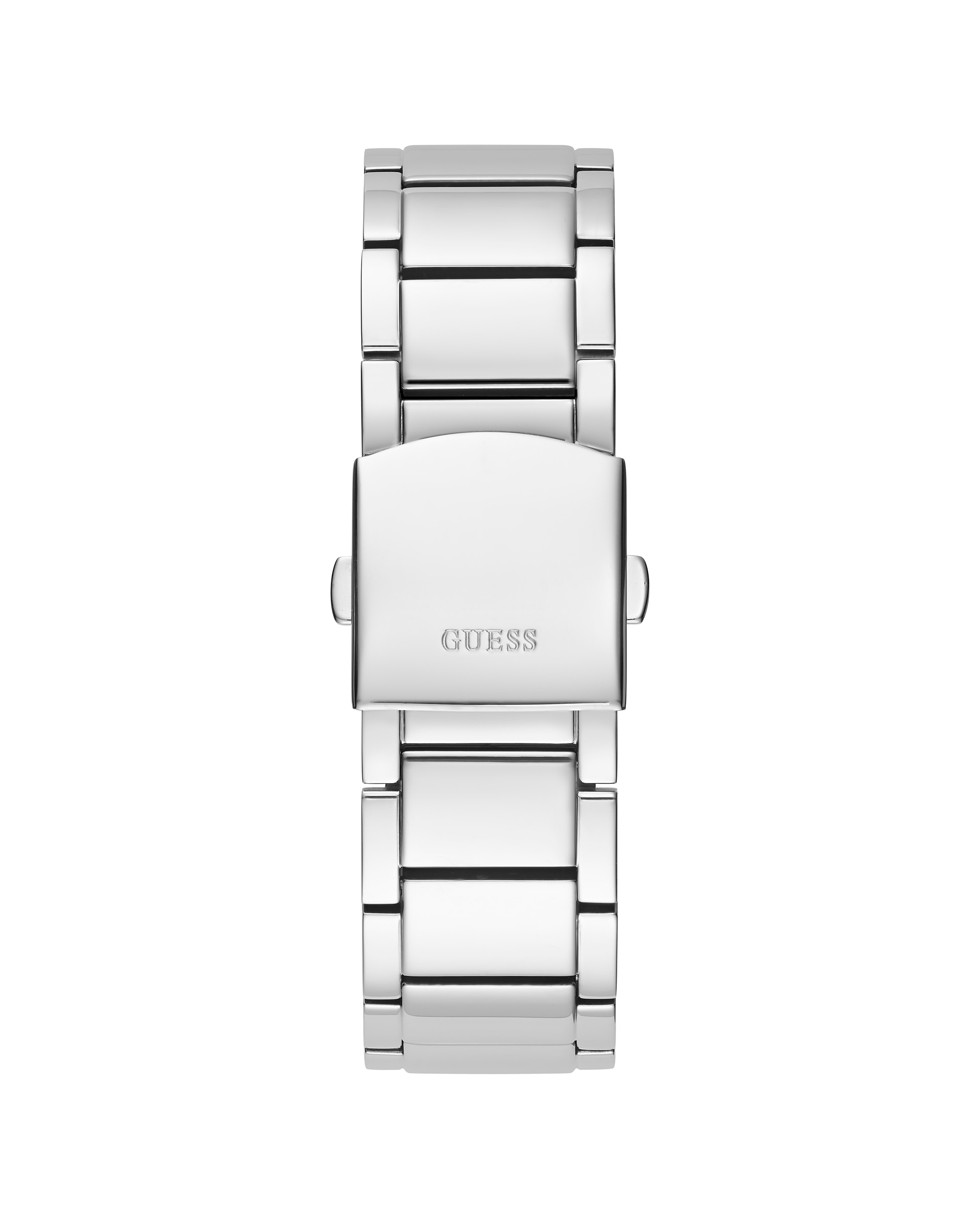 Reloj de hombre big reveal gw0323g1 de acero y correa plateada - Plata Plata-3