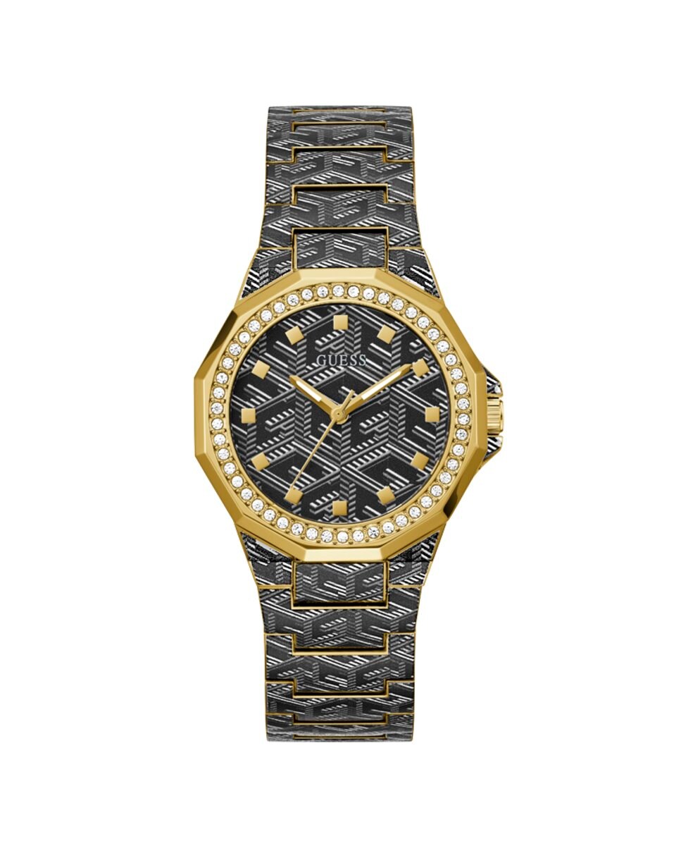 Reloj de mujer Misfit GW0597L1 de acero y correa negra Negro-1