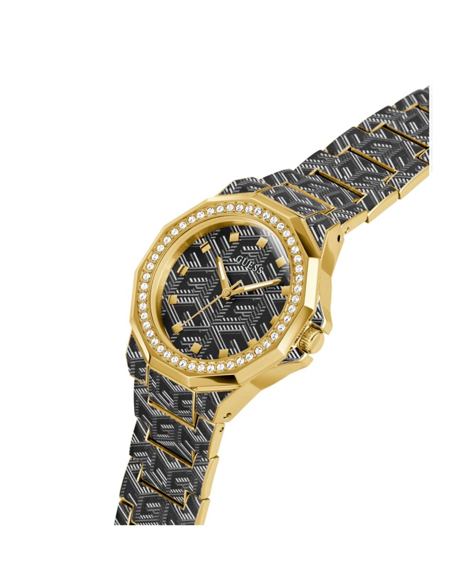 Reloj de mujer Misfit GW0597L1 de acero y correa negra Negro-4