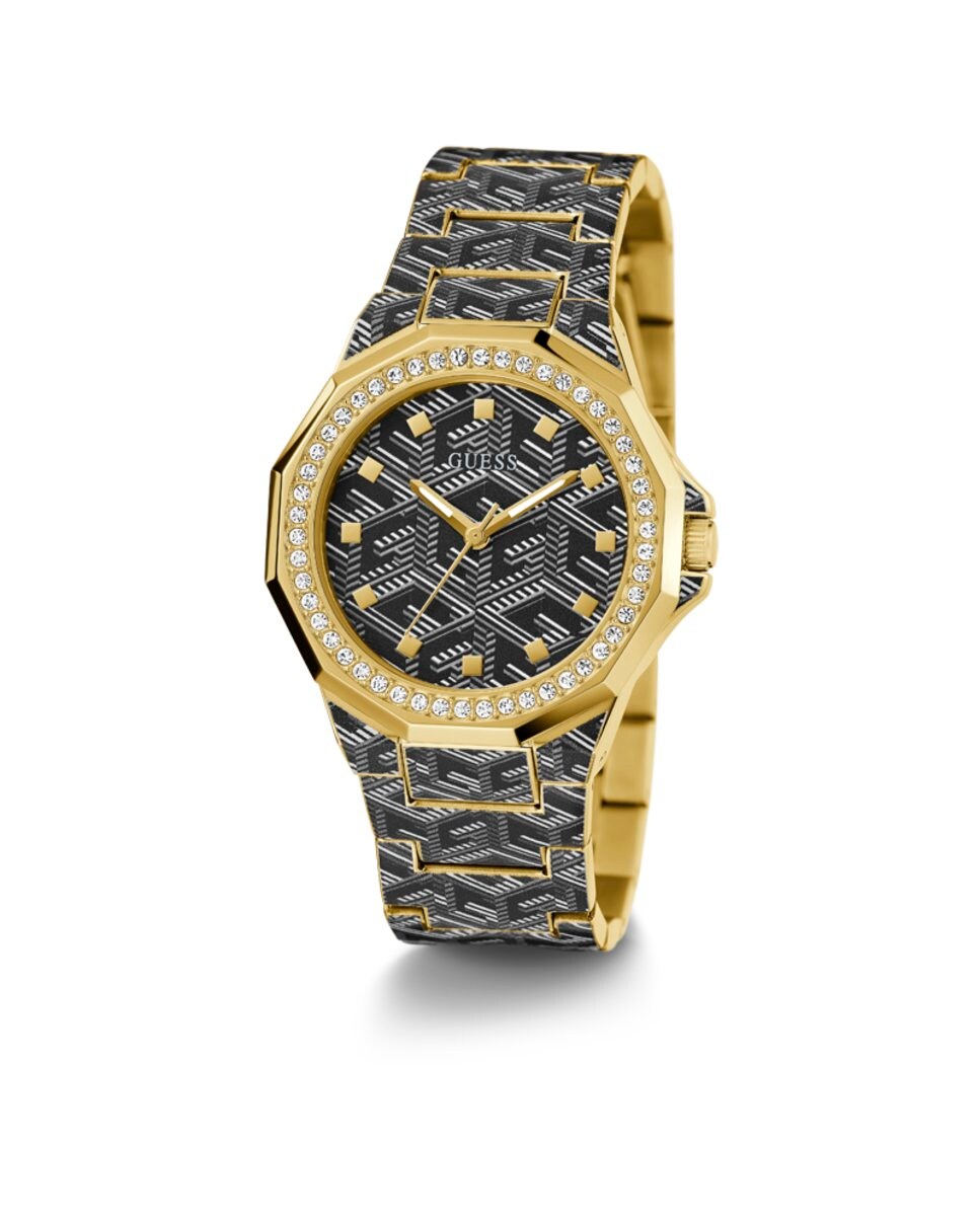 Reloj de mujer Misfit GW0597L1 de acero y correa negra Negro-5