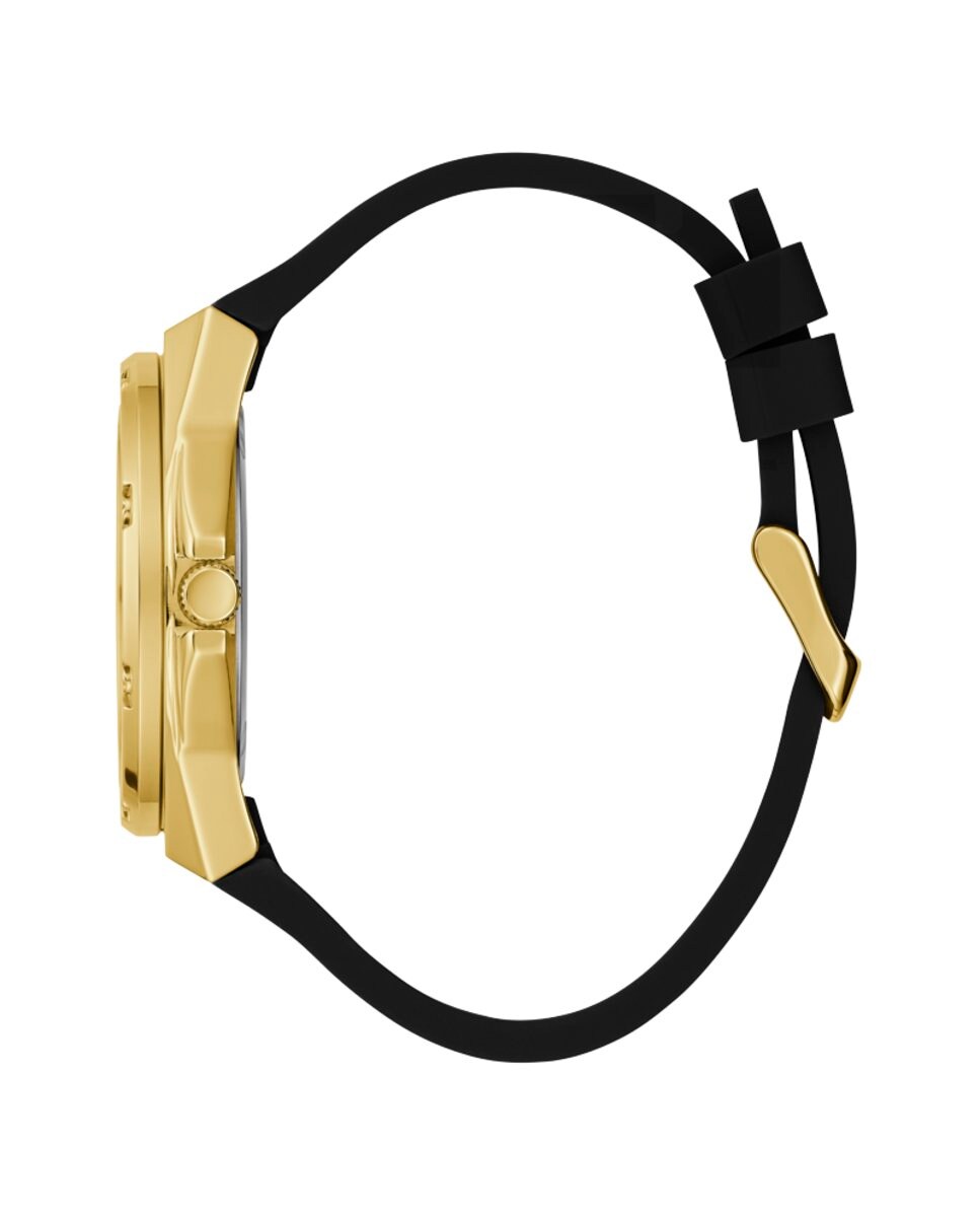 Reloj de mujer Asteria GW0620L2 de silicona y correa negra Negro-2