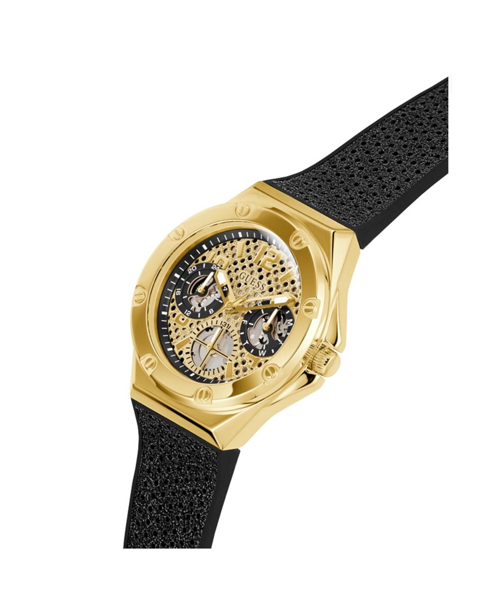 Reloj de mujer Asteria GW0620L2 de silicona y correa negra Negro-4