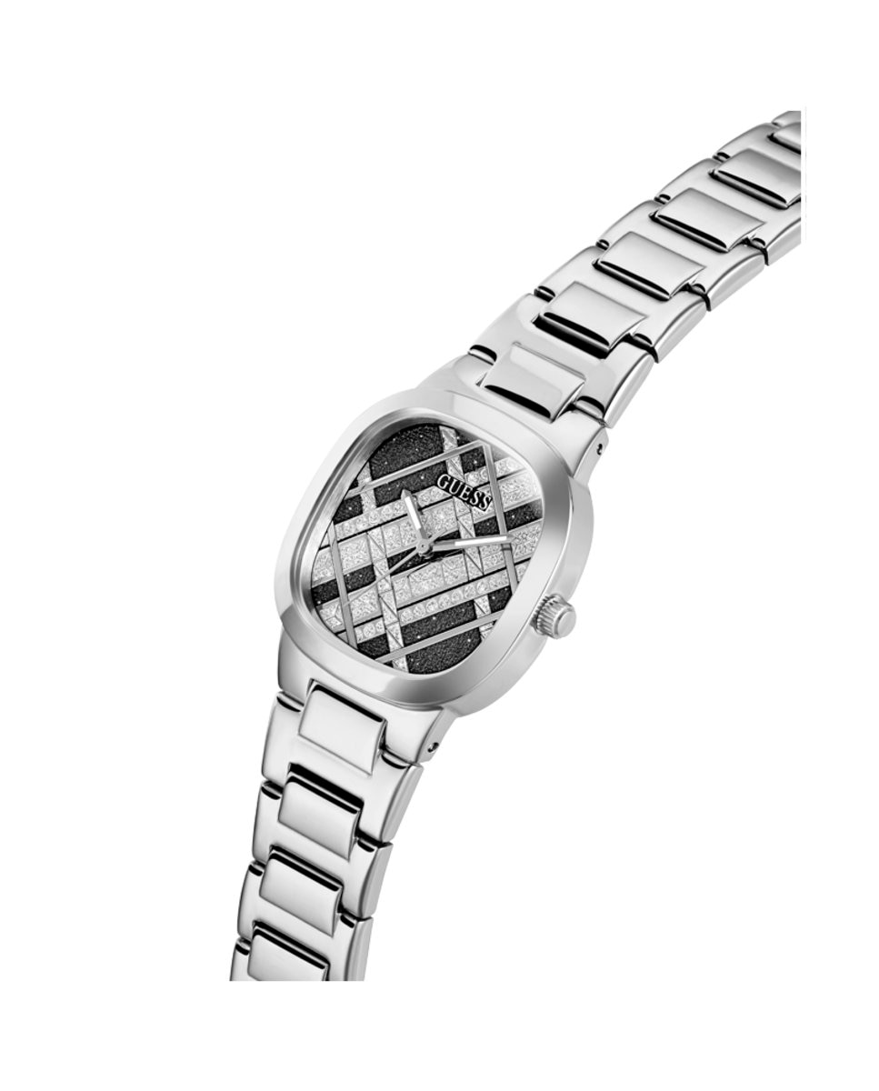 Reloj de mujer Clash GW0600L1 de acero y correa plateada - Plata Plata-4