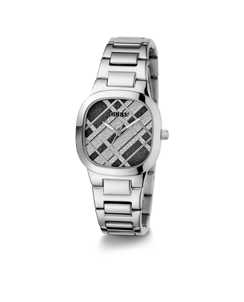 Reloj de mujer Clash GW0600L1 de acero y correa plateada - Plata Plata-5
