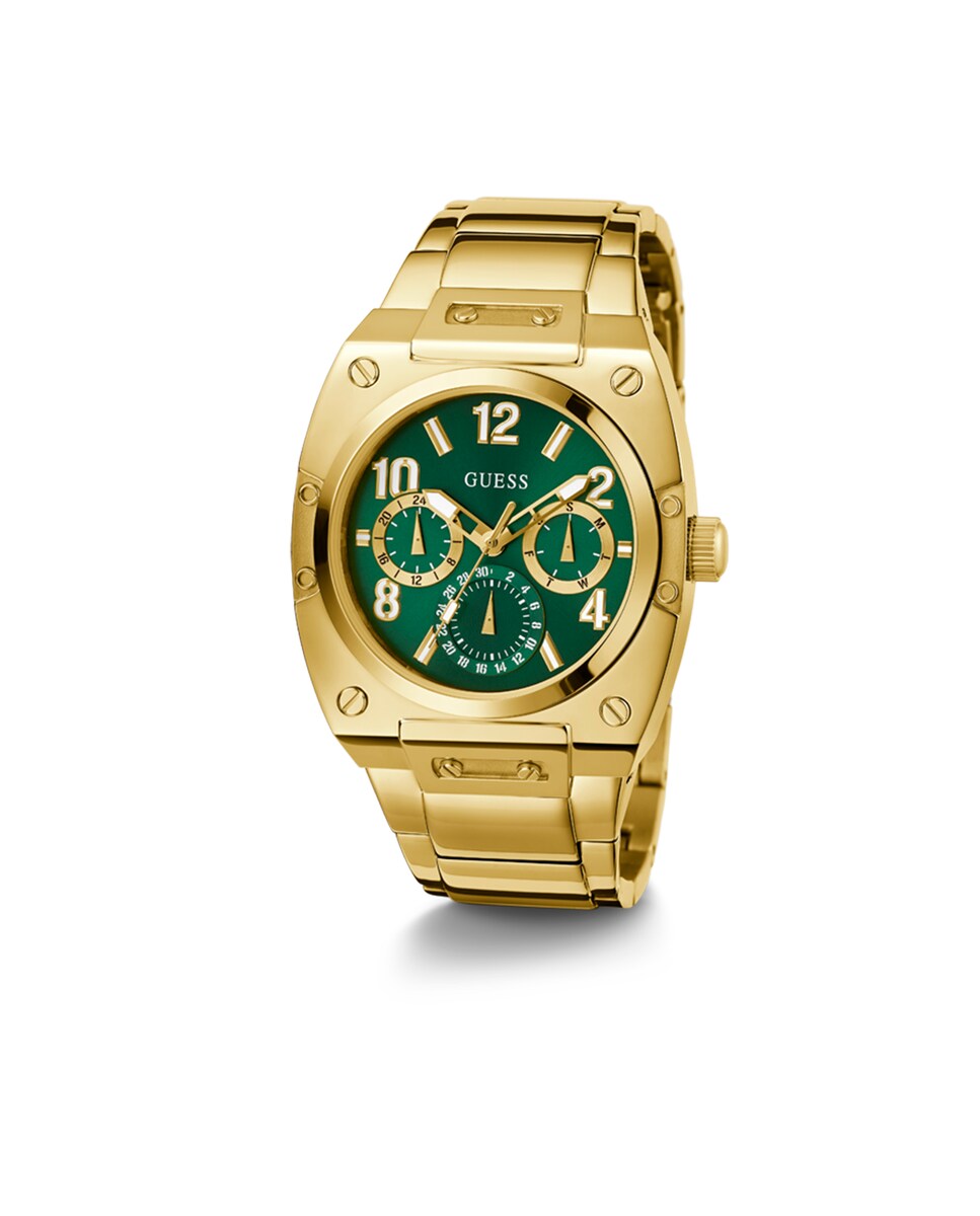 Reloj de hombre Prodigy GW0624G2 de acero y correa dorada Oro-5
