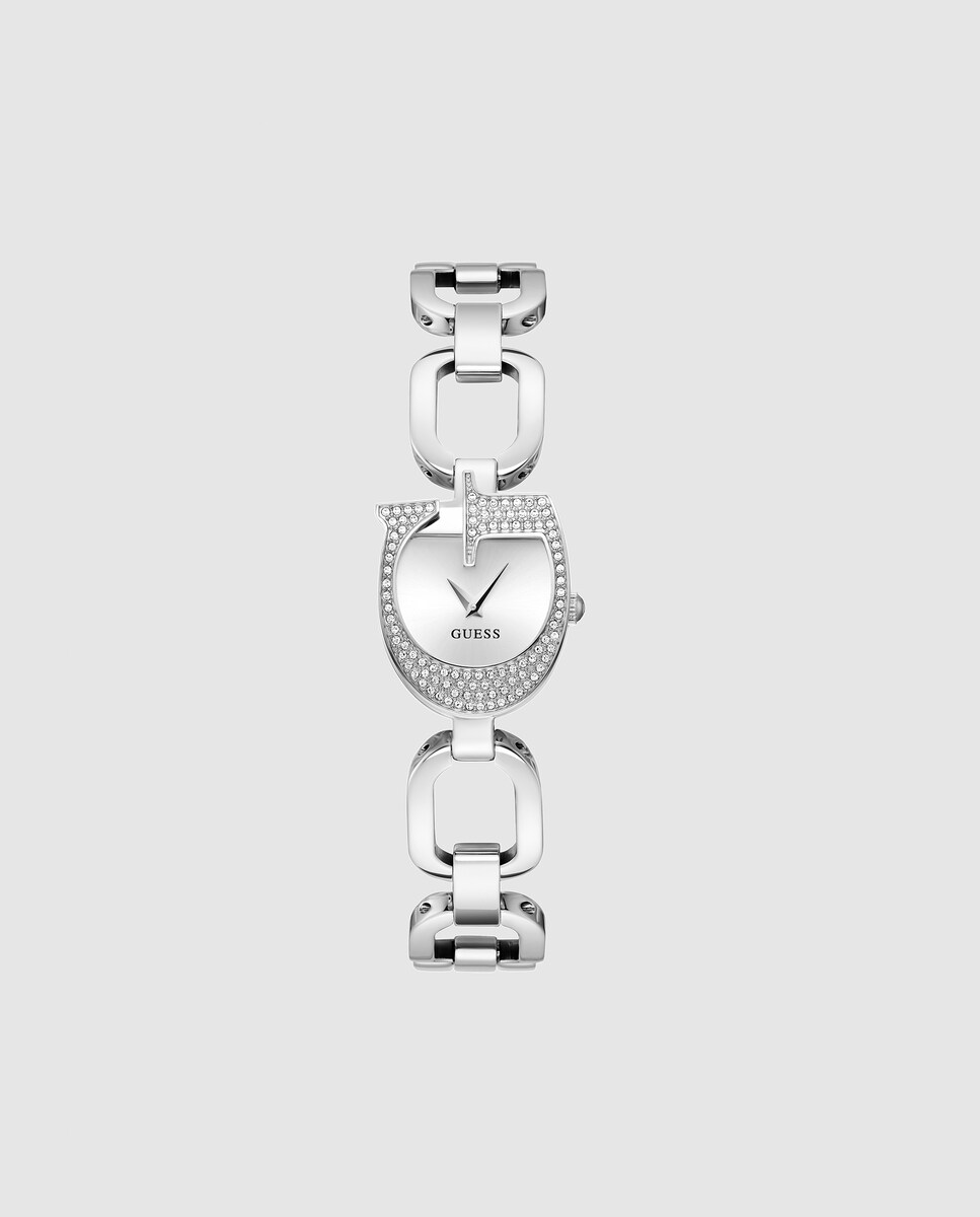Reloj de mujer Gia GW0683L1 de acero y correa plateada Plata-1