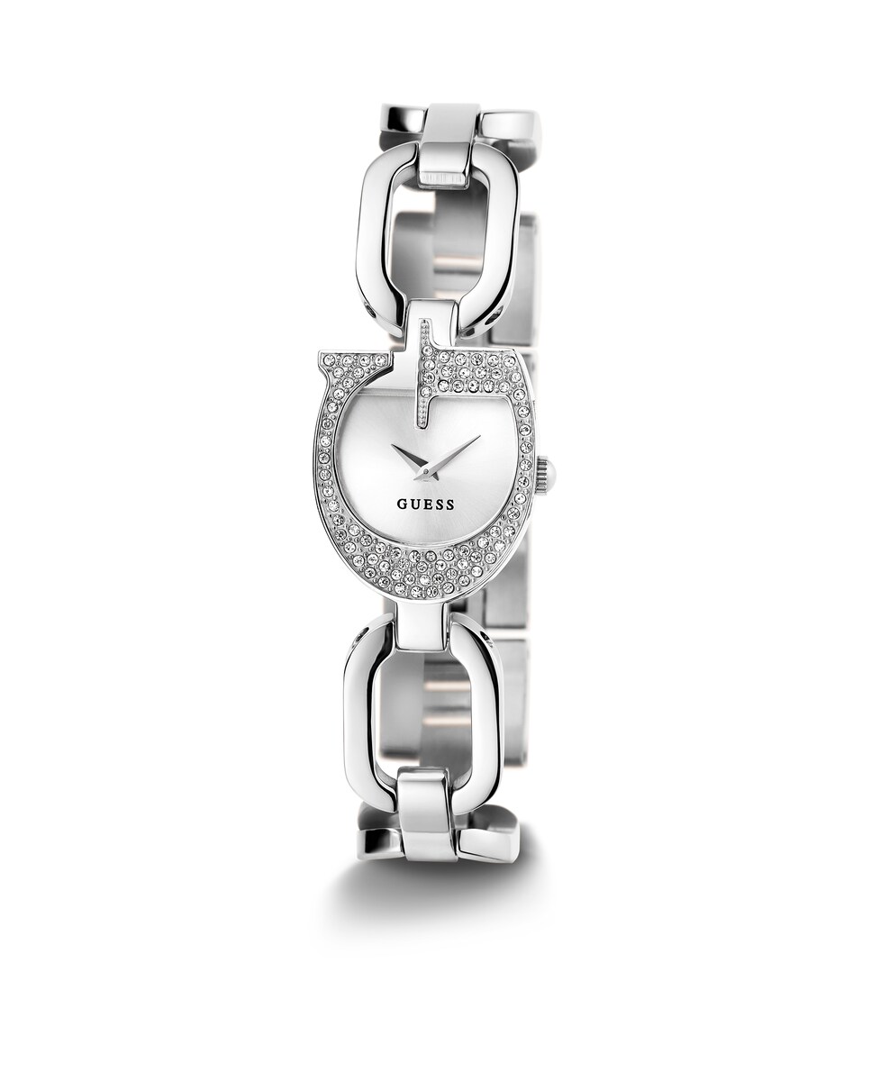 Reloj de mujer Gia GW0683L1 de acero y correa plateada Plata-5