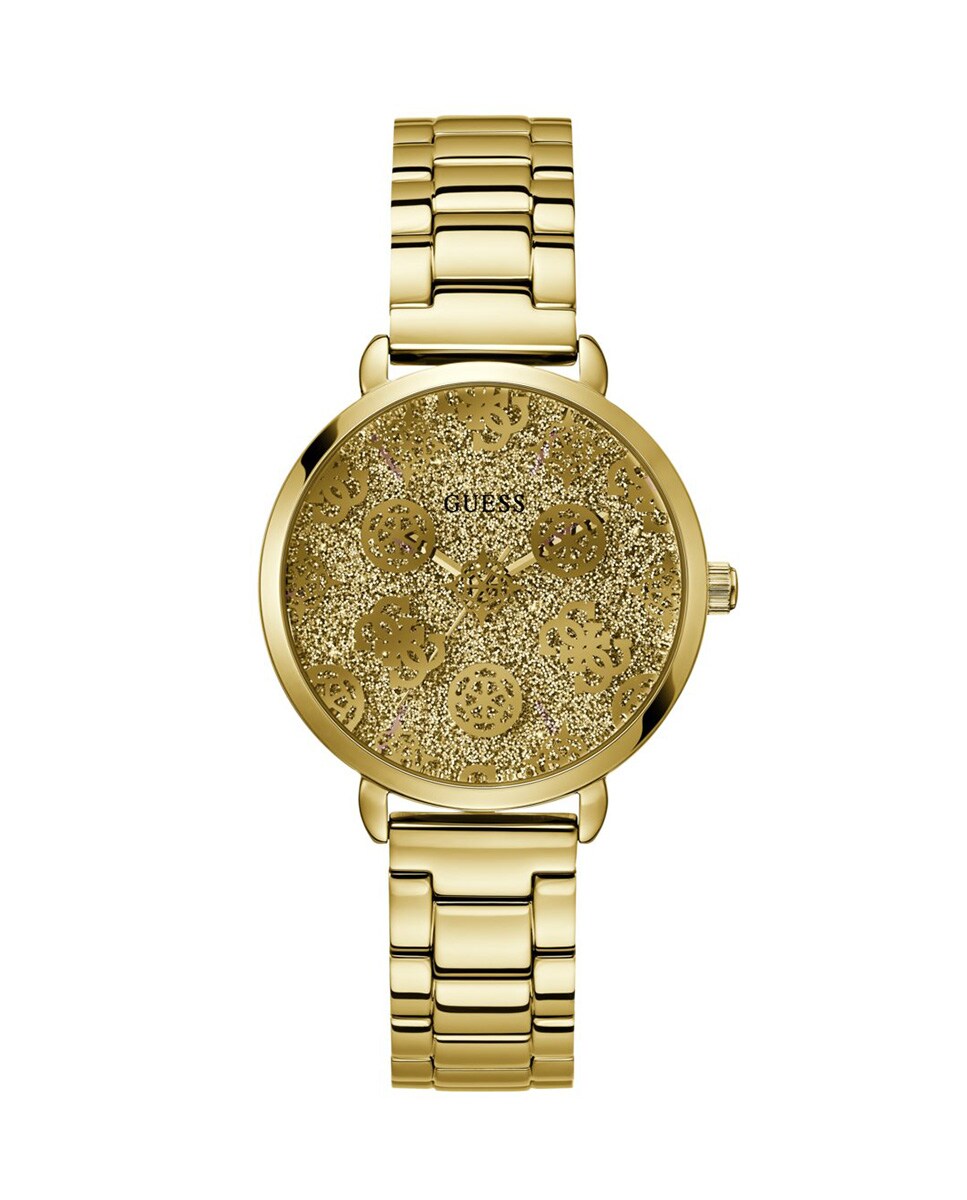 Reloj de mujer Sugarplum GW0670L2 de acero y correa dorada · Guess