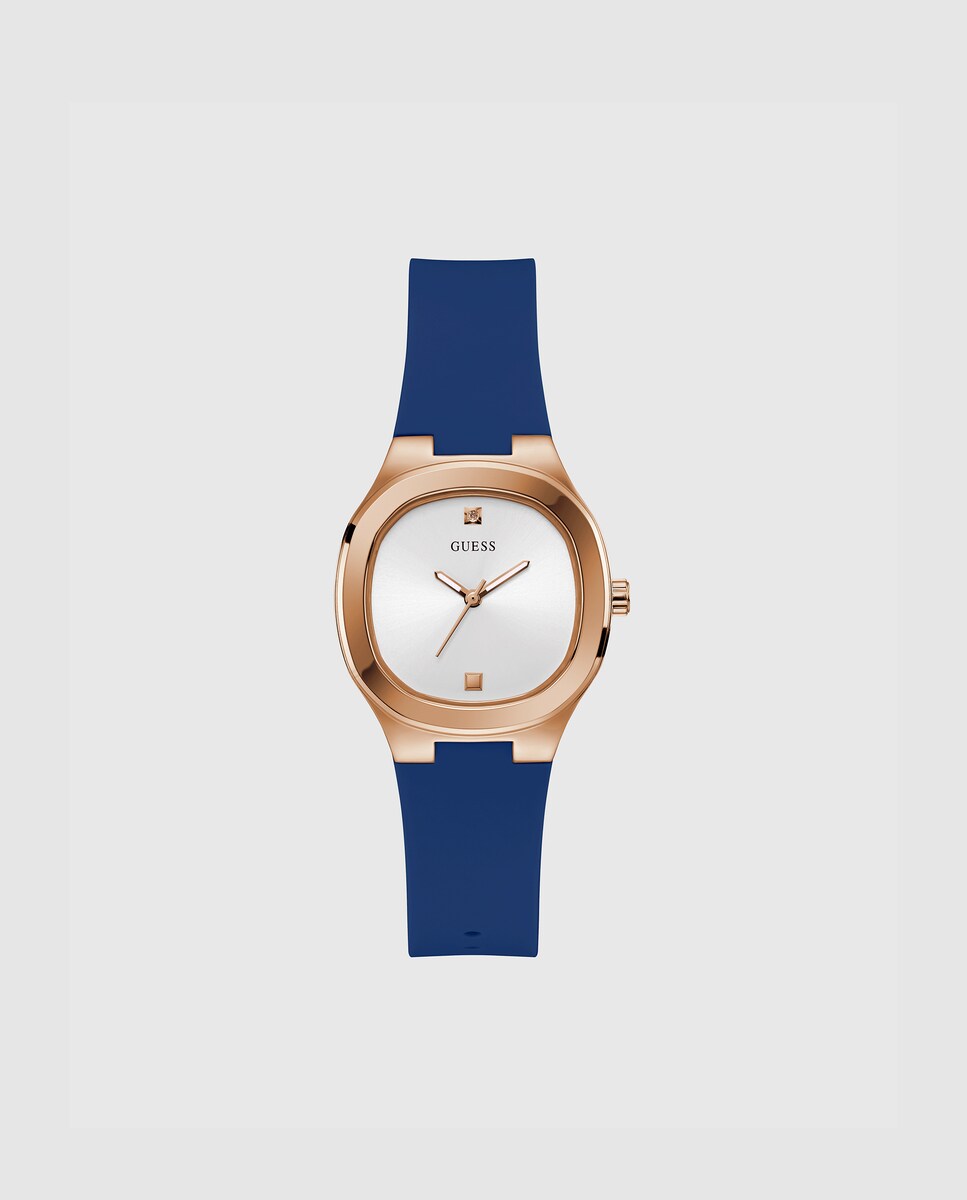 Reloj de mujer Eve GW0658L3 de silicona y correa azul Azul-1