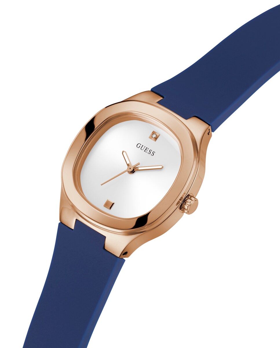 Reloj de mujer Eve GW0658L3 de silicona y correa azul Azul-4