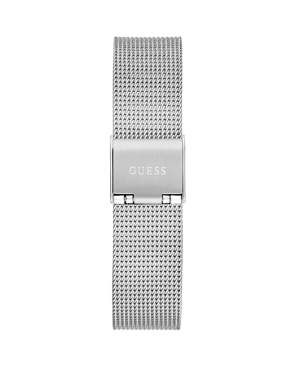 Reloj de mujer Glitz plaque GW0835L1 de acero y correa plateada/gris Plata-6