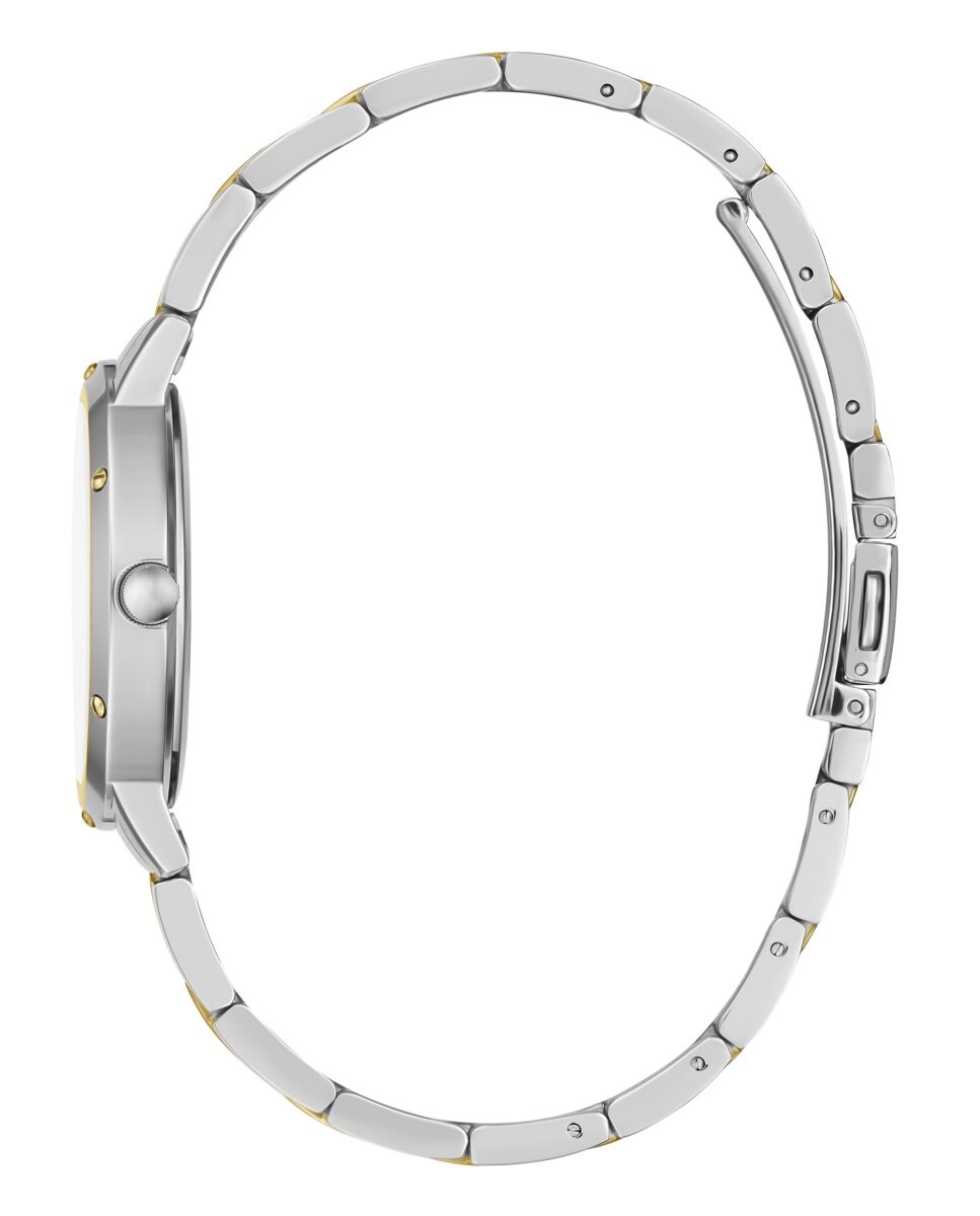 Reloj de mujer Dawn GW0404L5 de acero y correa bicolor Plata-2