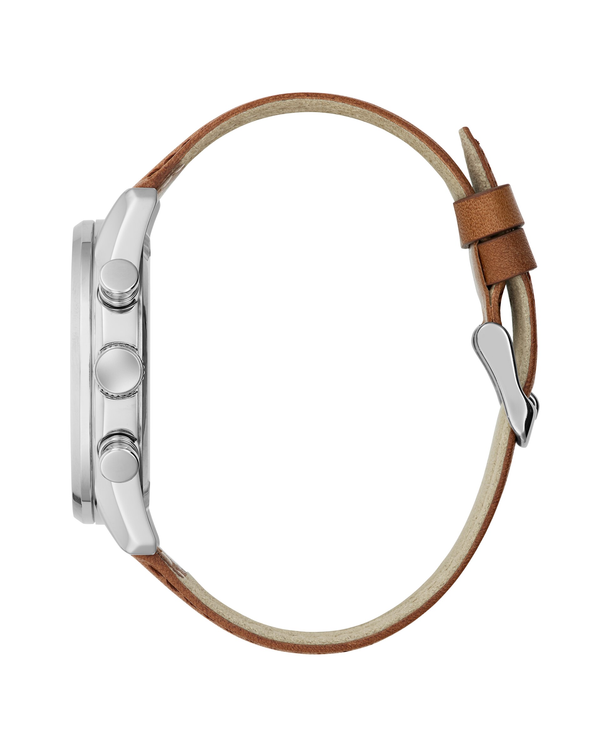 Reloj de hombre dawson gw0972g1 de piel y correa - Guess - Marrón Marrón-2