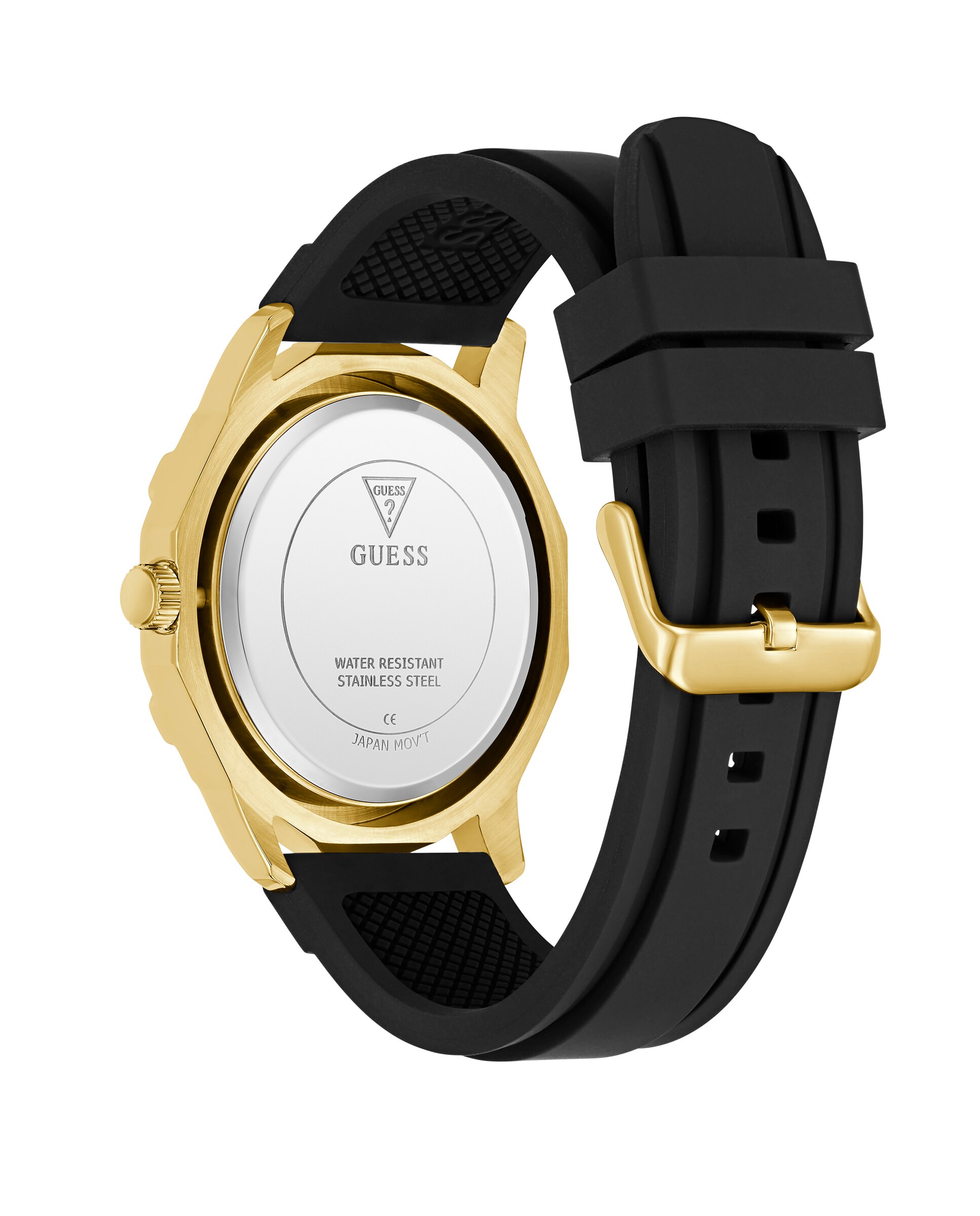 Reloj de hombre regal gw0954g2 de silicona y correa negra - Guess - Negro Negro-3